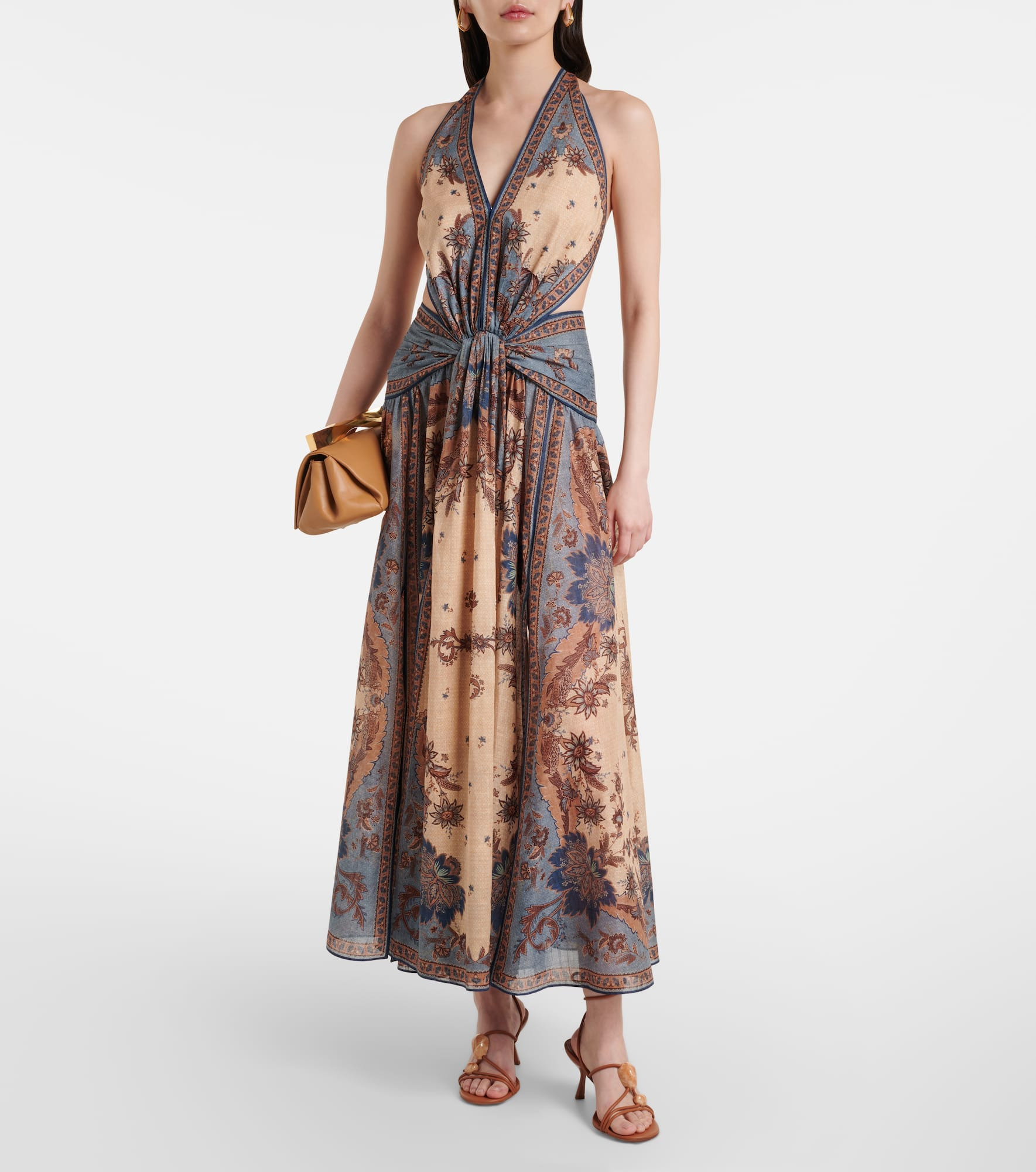 Ascension printed cotton maxi dress - 2