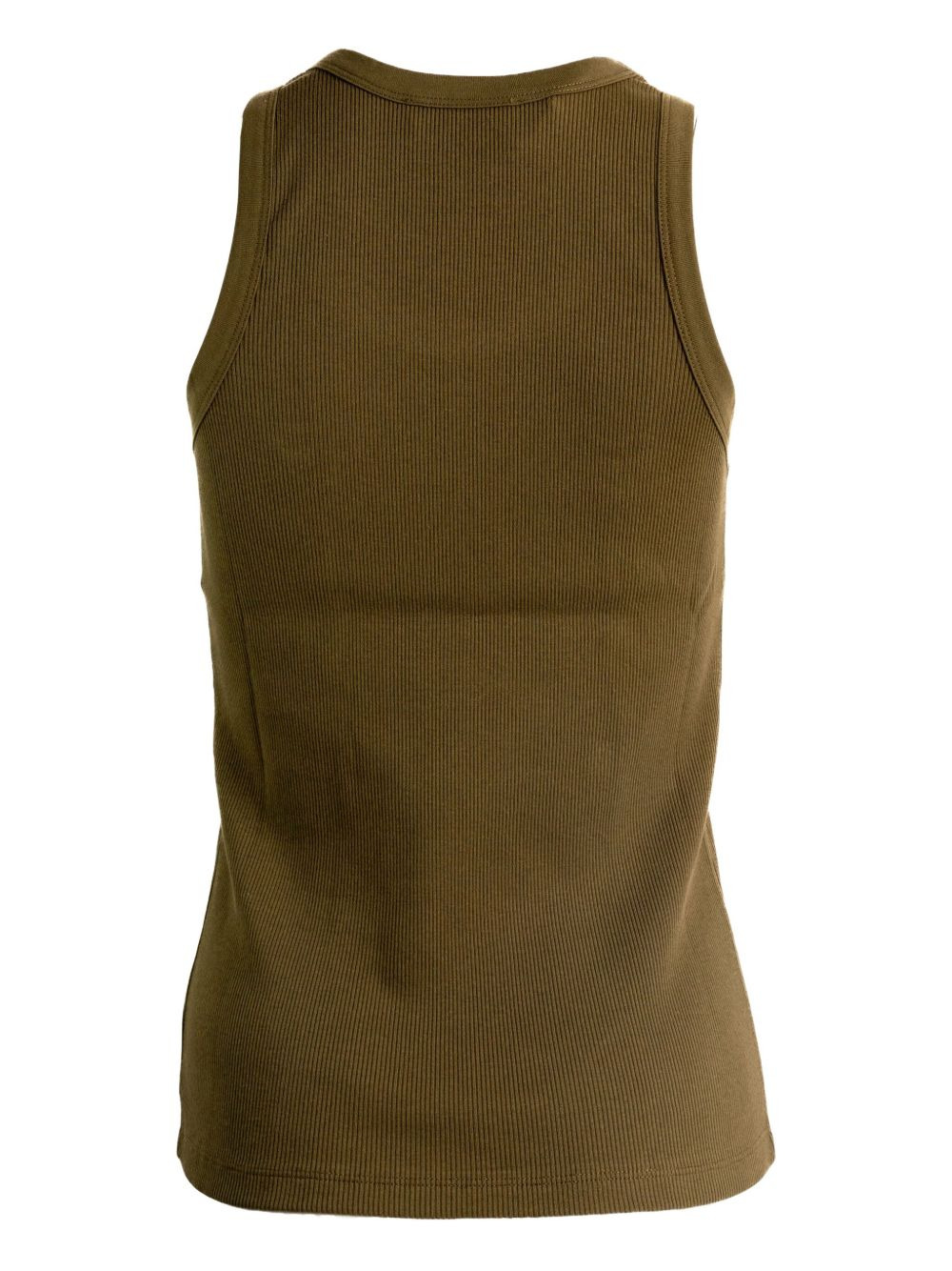 ribbed scoop-neck tank top - 2
