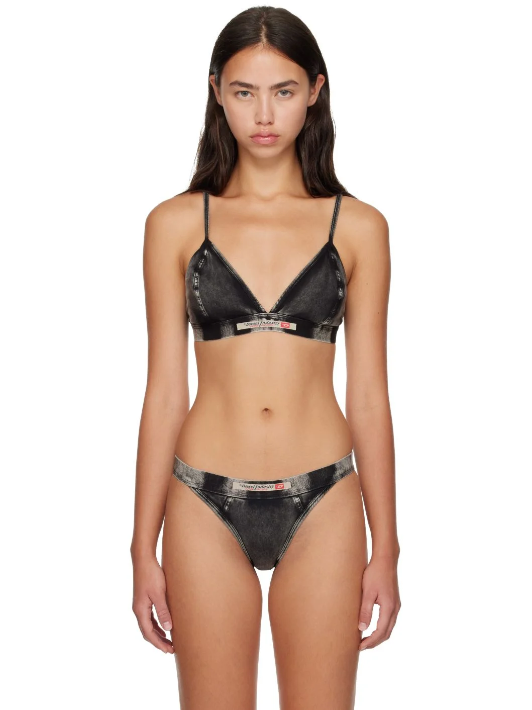 Black Triangle Bra - 1