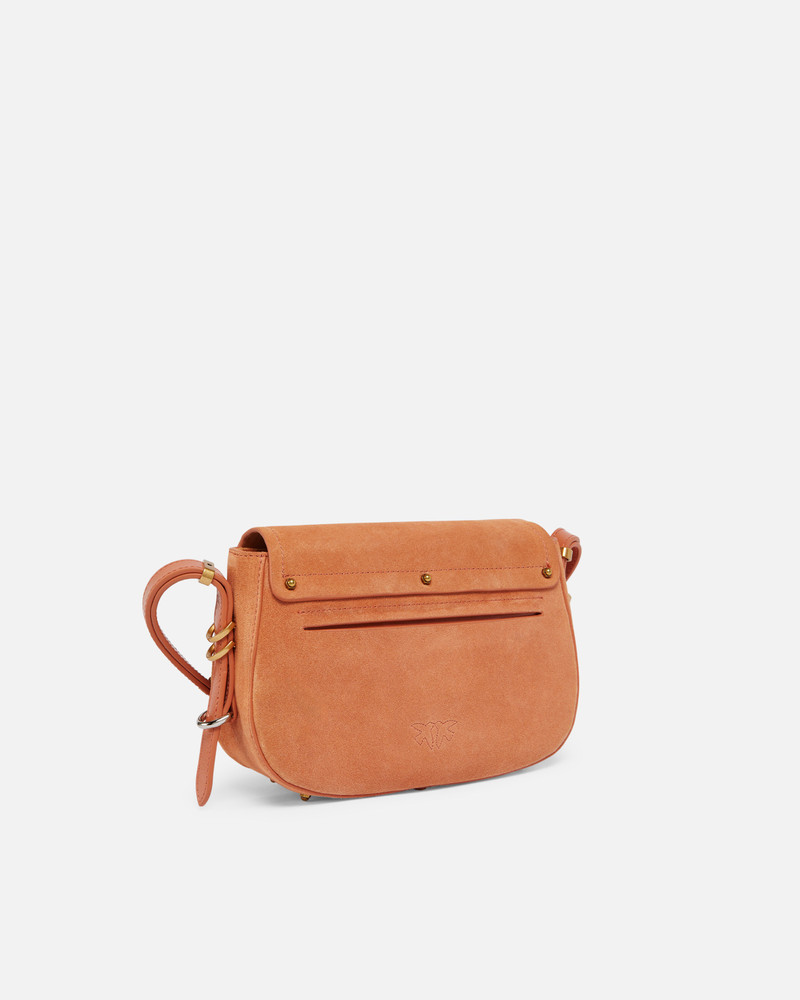 PINKO ROUNDED SUEDE SHOULDER BAG outlook