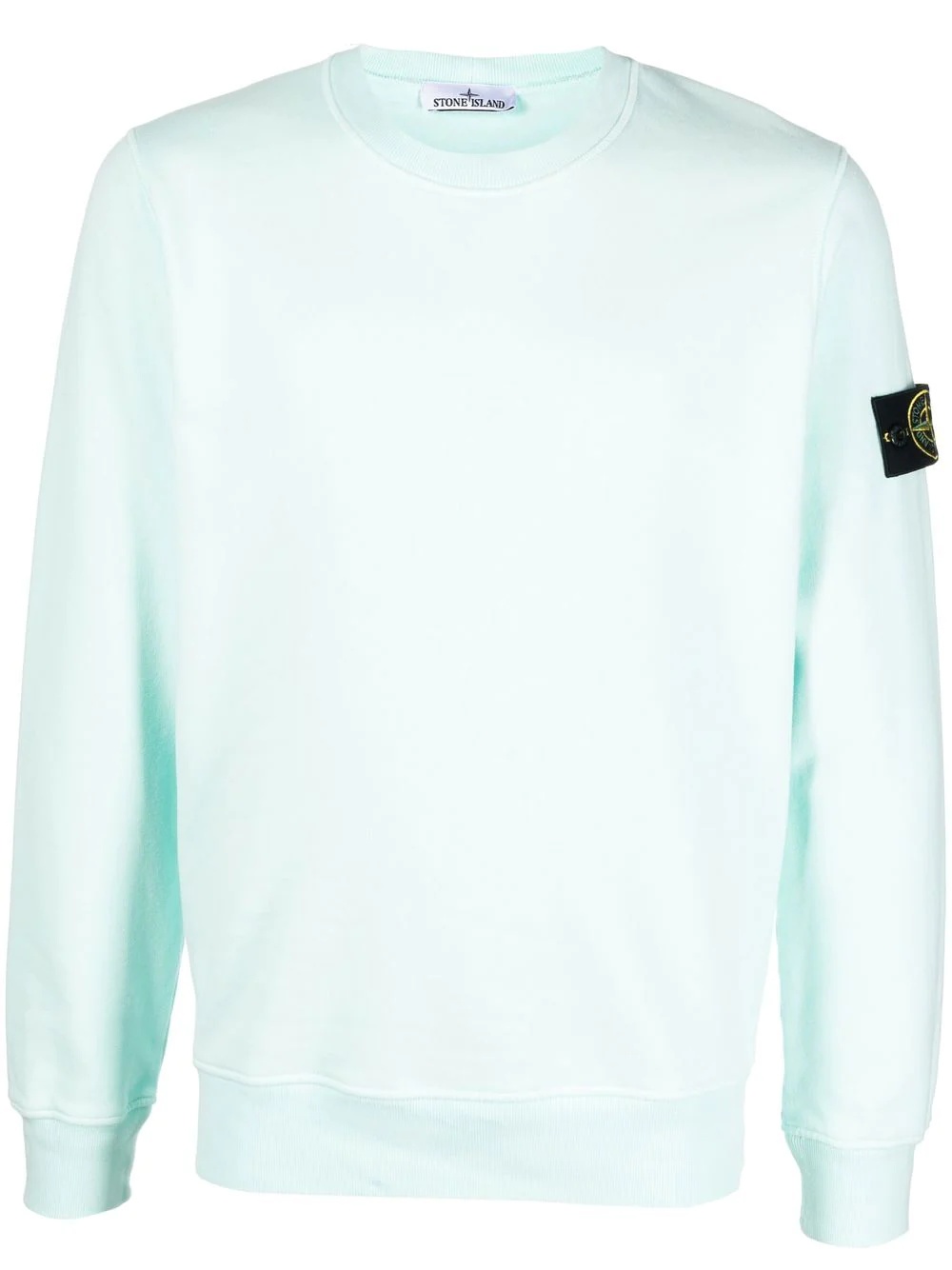 Compass logo-patch crew-neck sweatshirt - 1