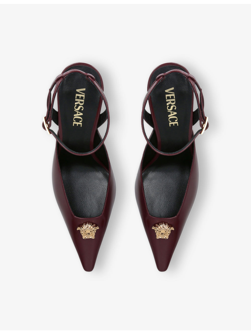 La Medusa 85 Leather Slingback Pumps - 2