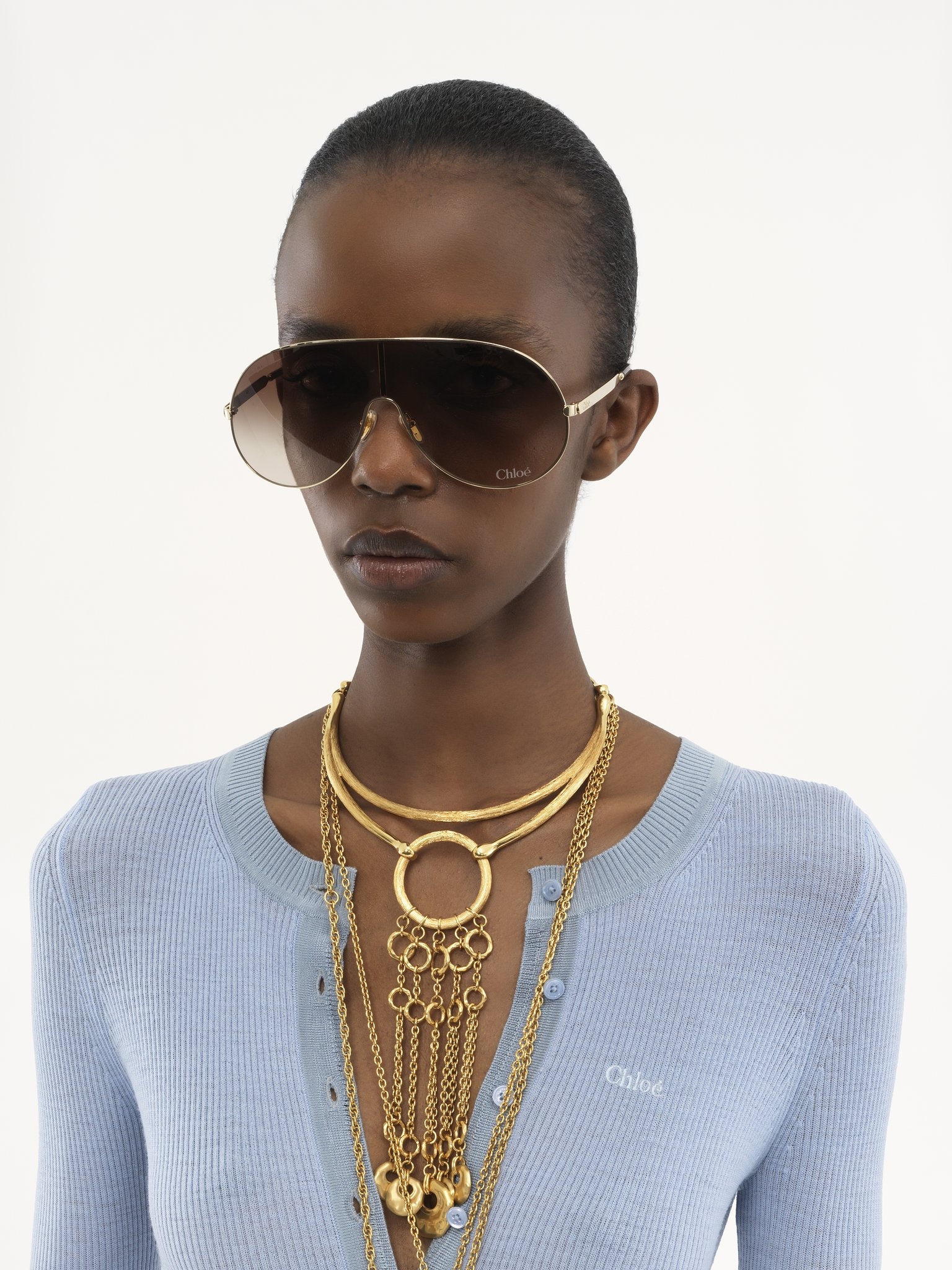 KNITTED HENLEY SHIRT IN SUPERFINE WOOL KNIT - 6