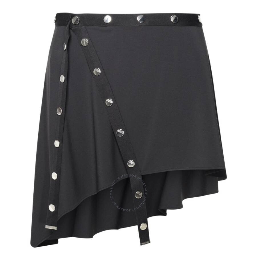 The Attico Asymmetrical Stretch Jersey Mini Skirt - 1