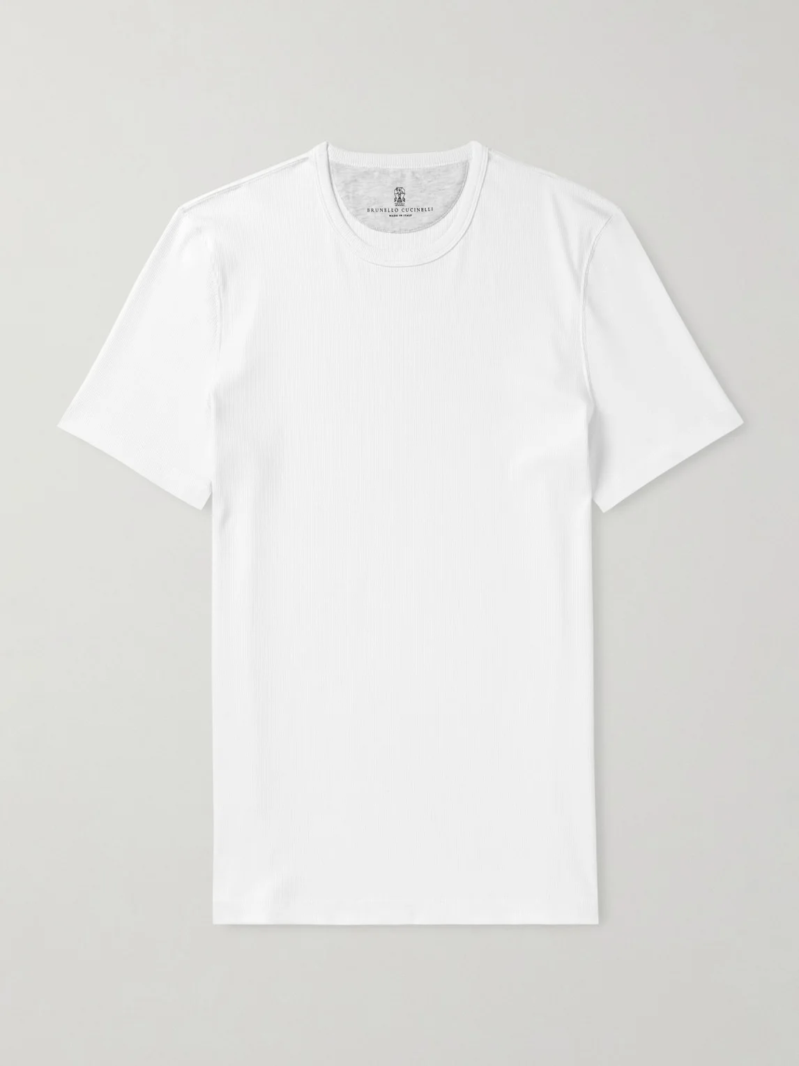 Ribbed Jersey T-Shirt - 1