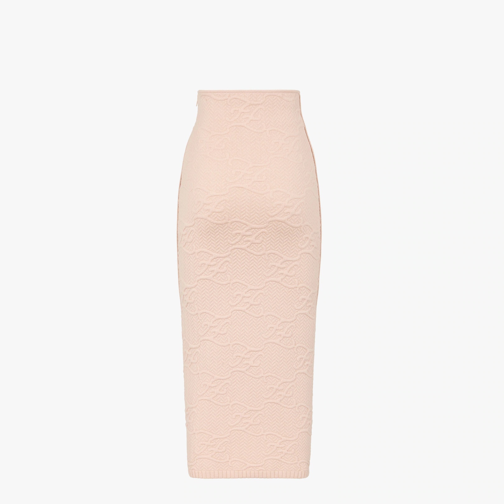 Pink wool and cashmere skirt - 2