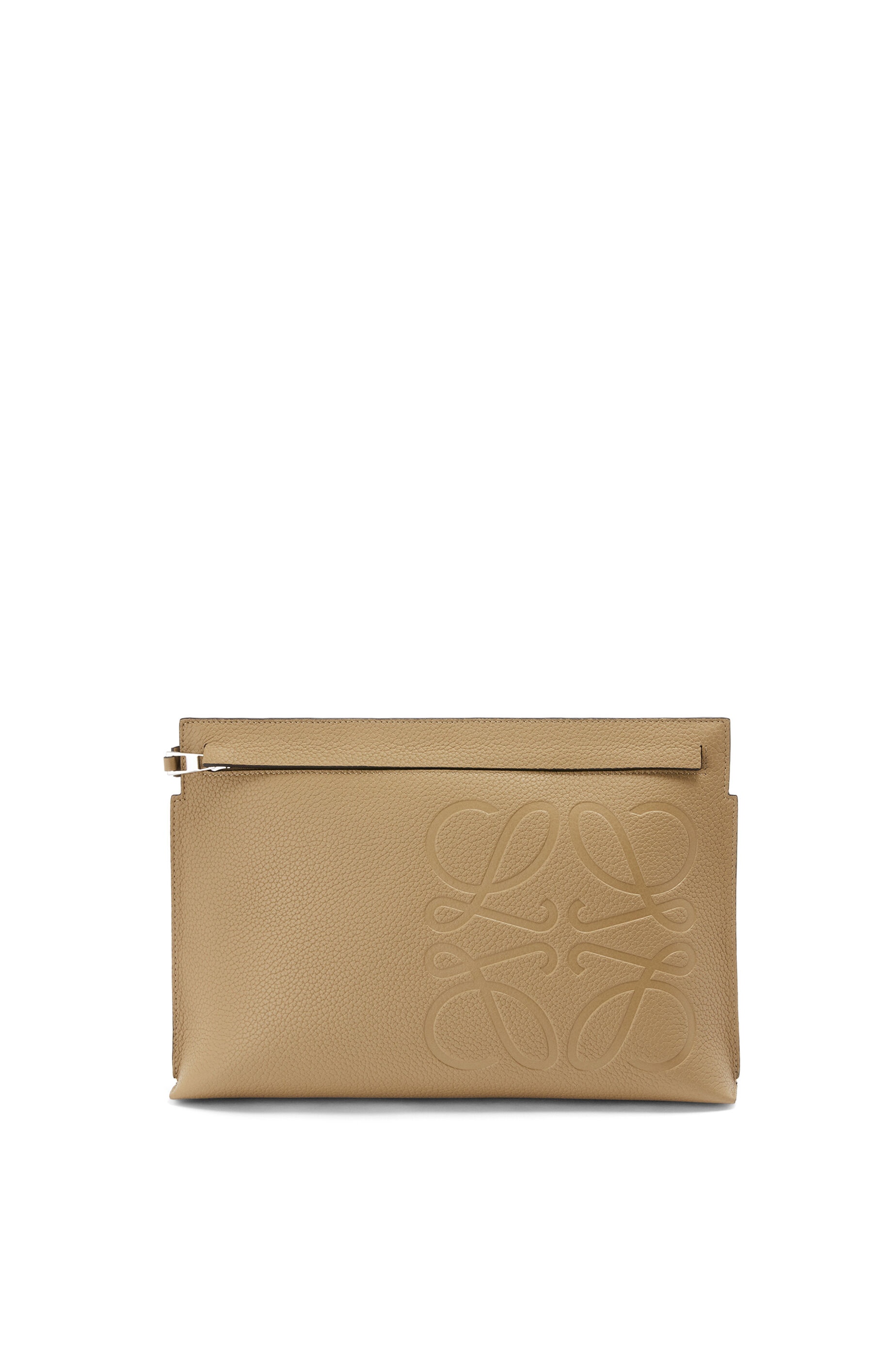 T Pouch in grained calfskin - 1