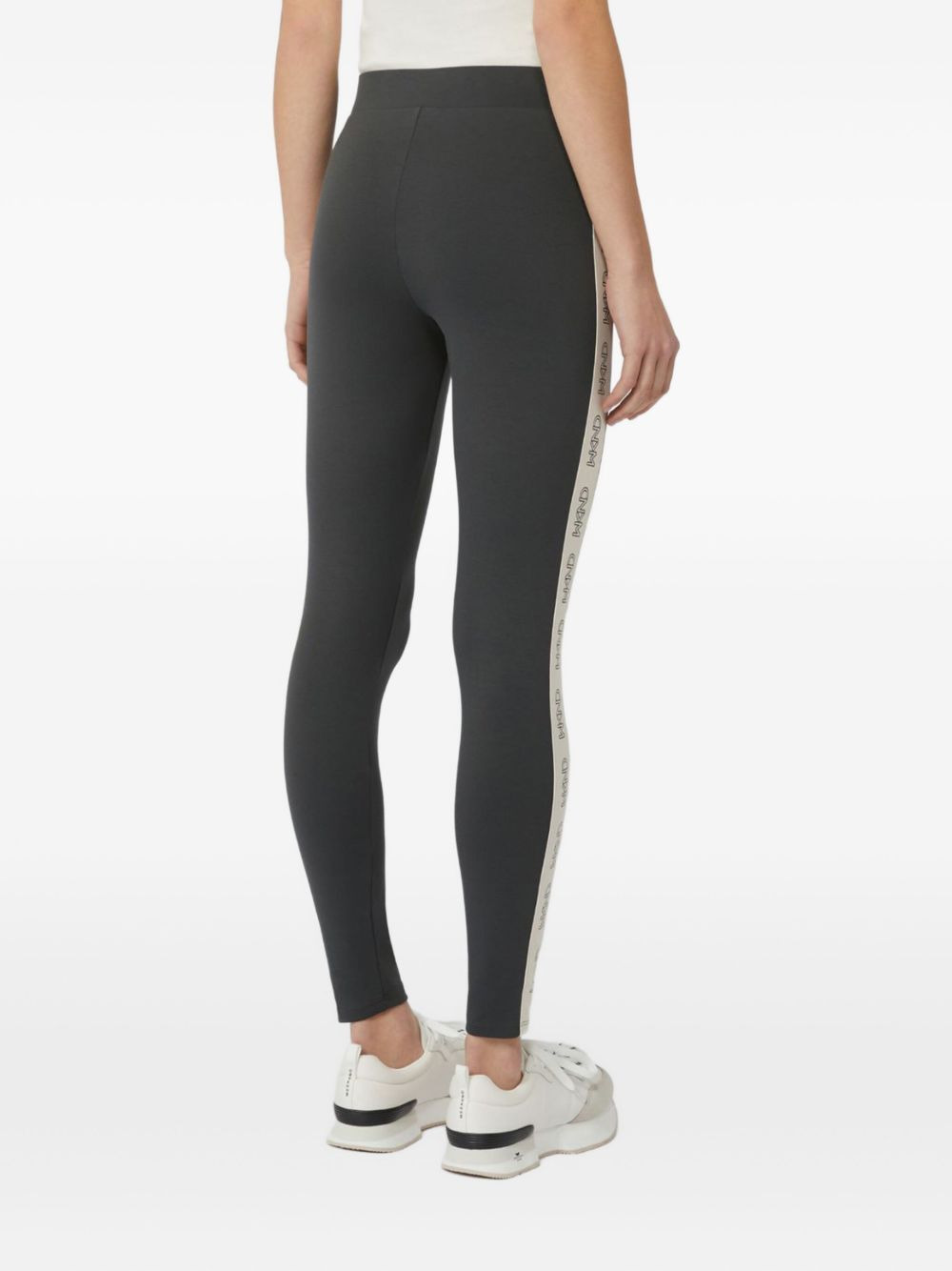 logo-tape leggings - 3