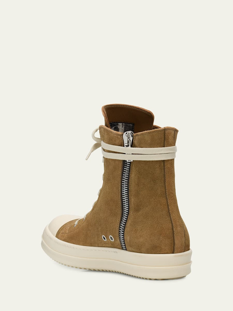 Rick Owens Men's Sneaks Suede High-Top Sneakers outlook