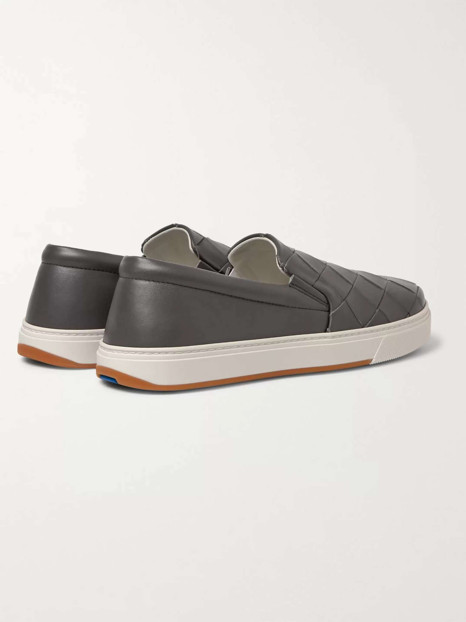 Dodger Intrecciato Leather Slip-On Sneakers - 13