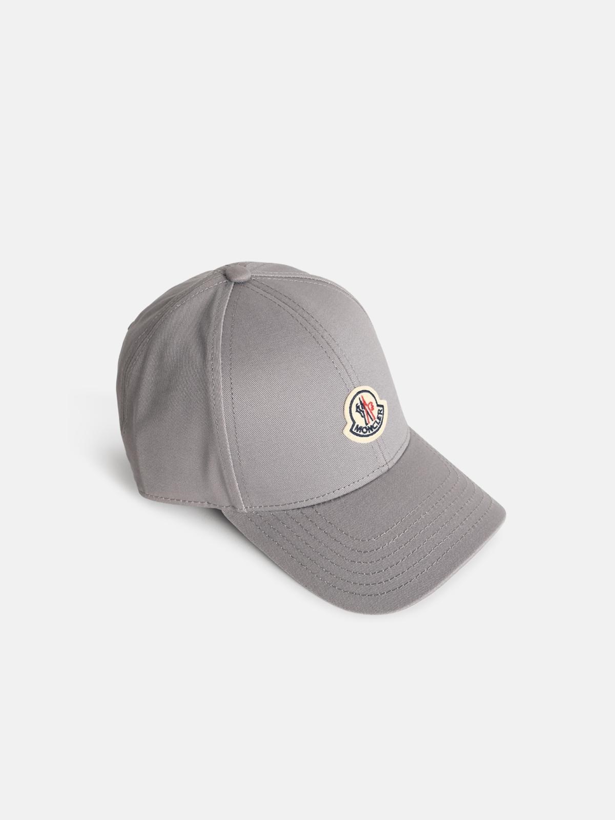 GREY COTTON BASEBALL CAP - 2
