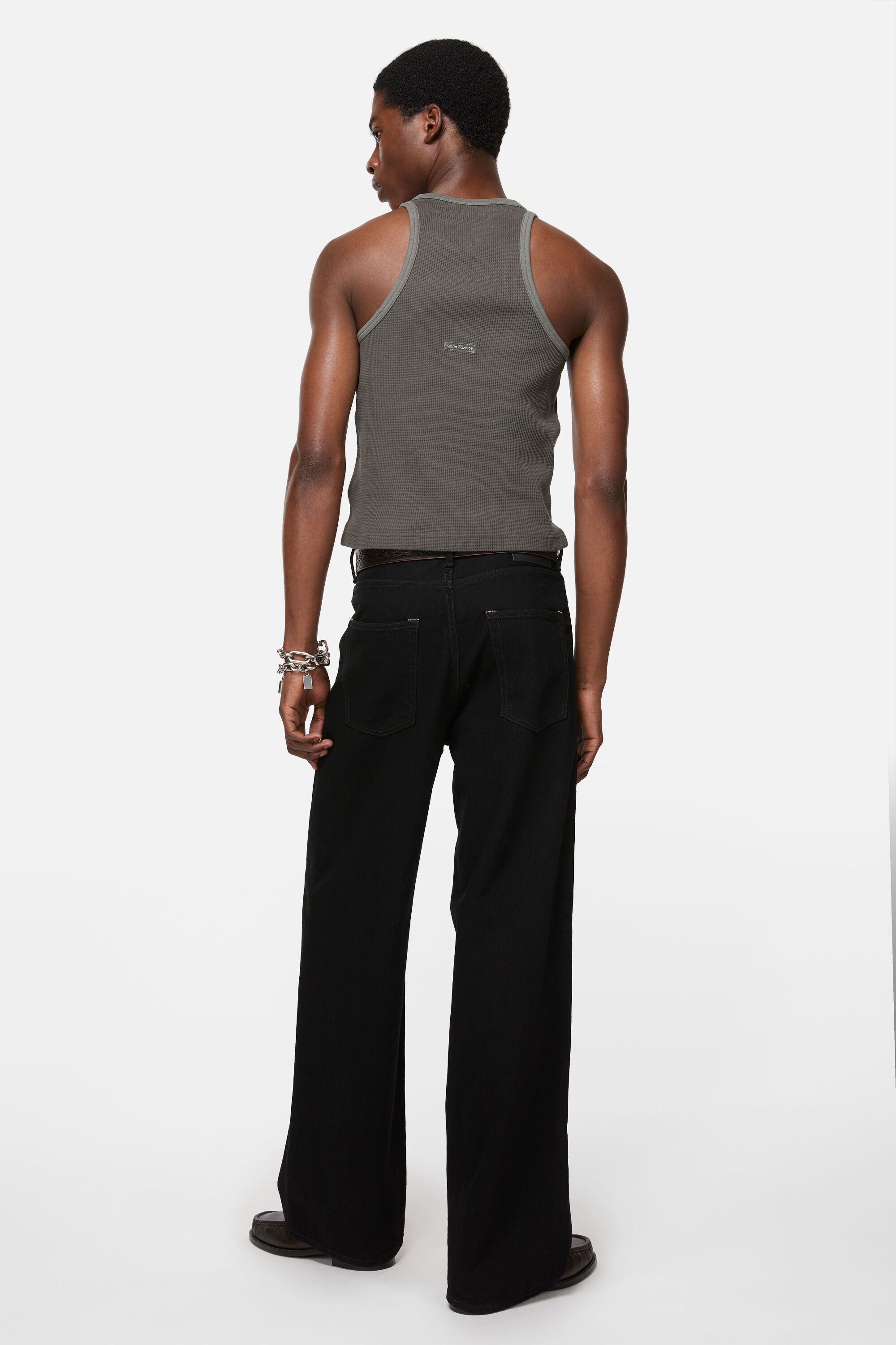 Tank top - Fitted unisex fit - Faded Grey - 3