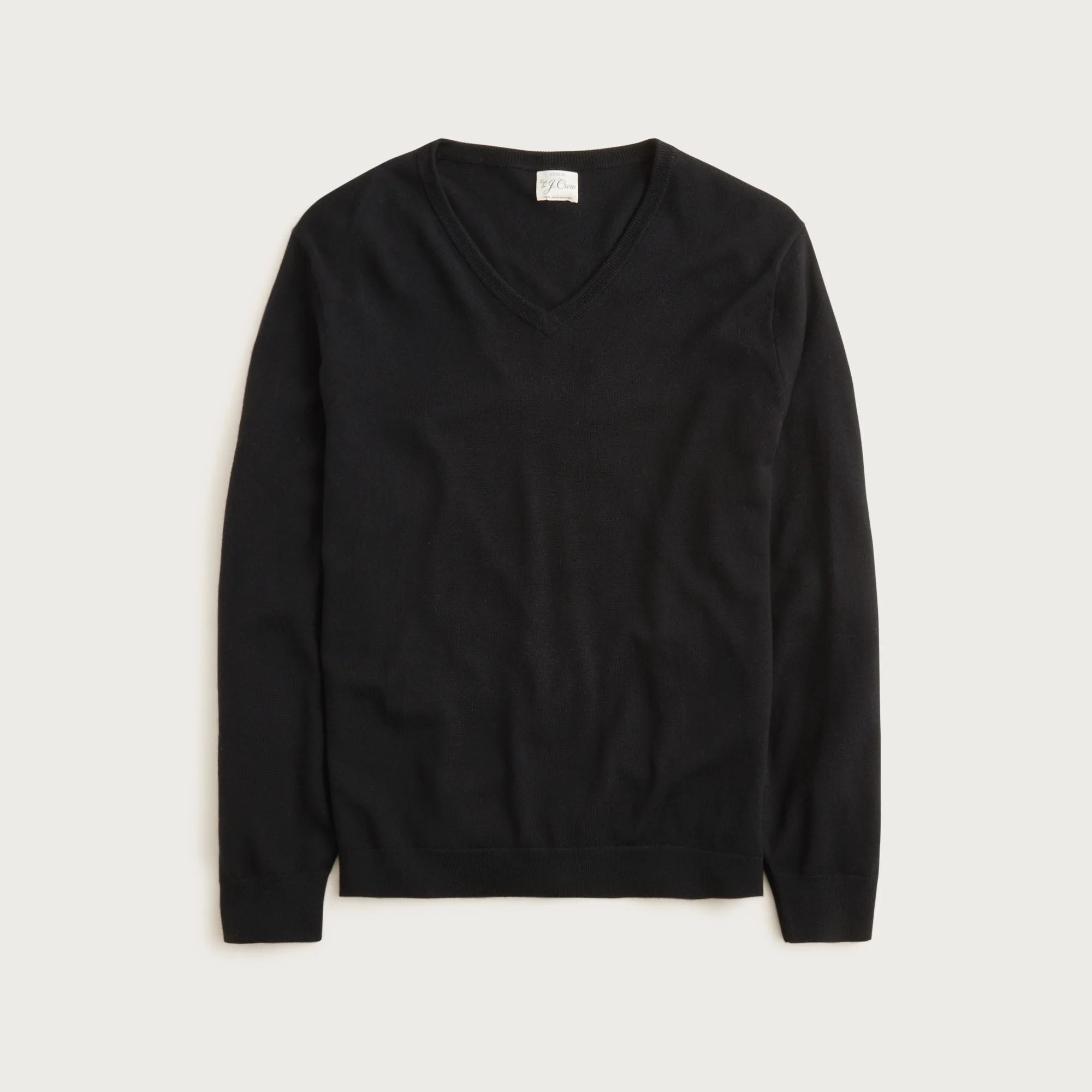 Merino wool V-neck sweater - 1