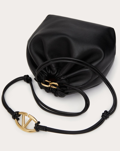 Valentino VLOGO POUF NAPPA LEATHER POUCH outlook