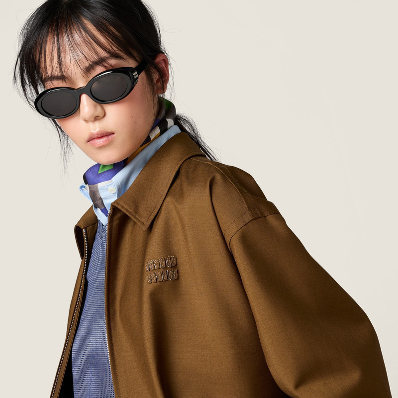 Kid mohair blouson jacket 5