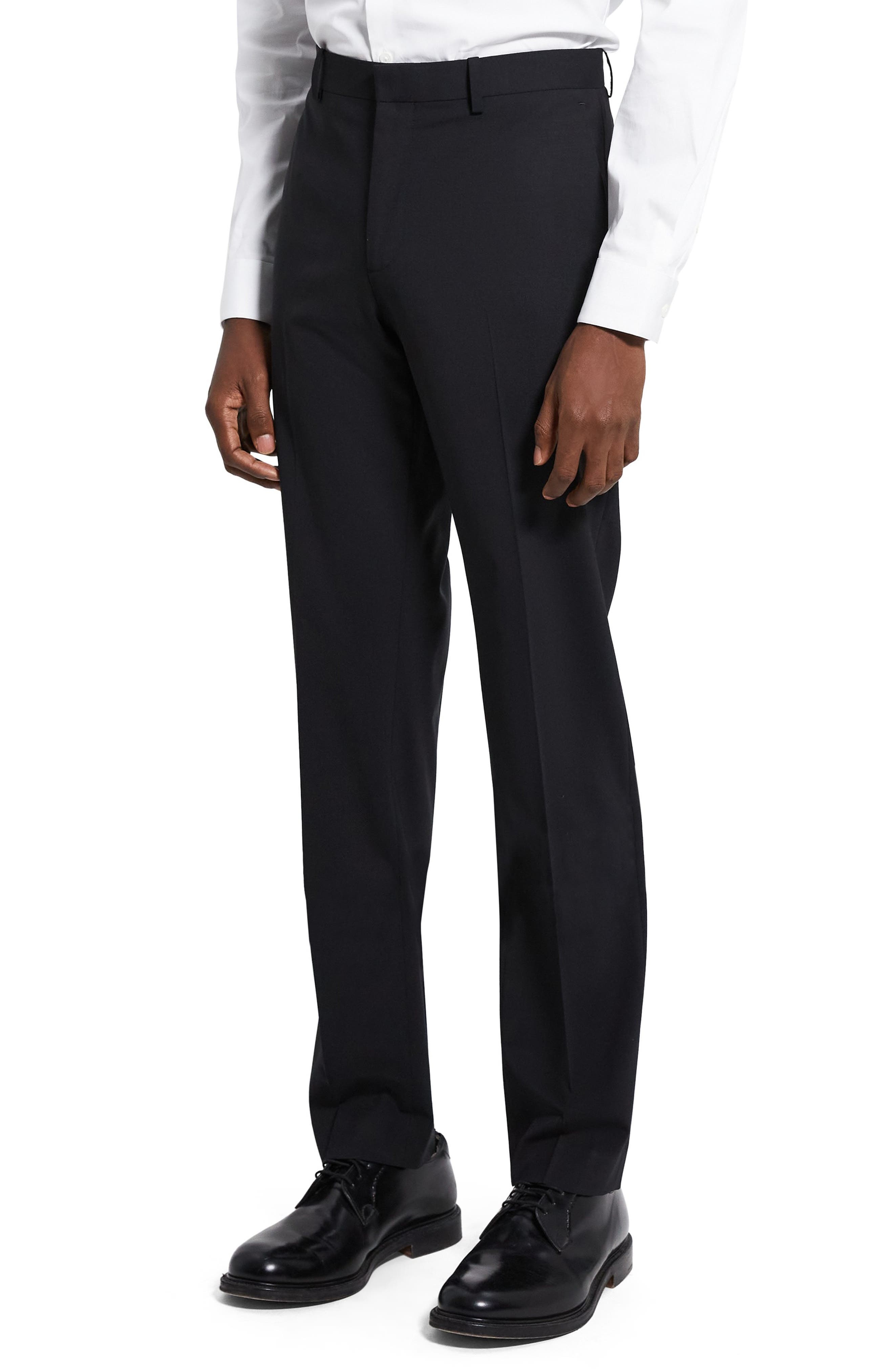 Theory Mayer New Tailor 2 Wool Dress Pants in Black - 3