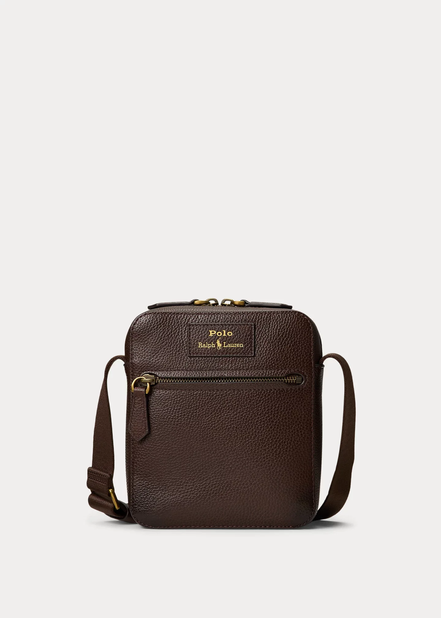 Pebbled Leather Crossbody Bag - 1