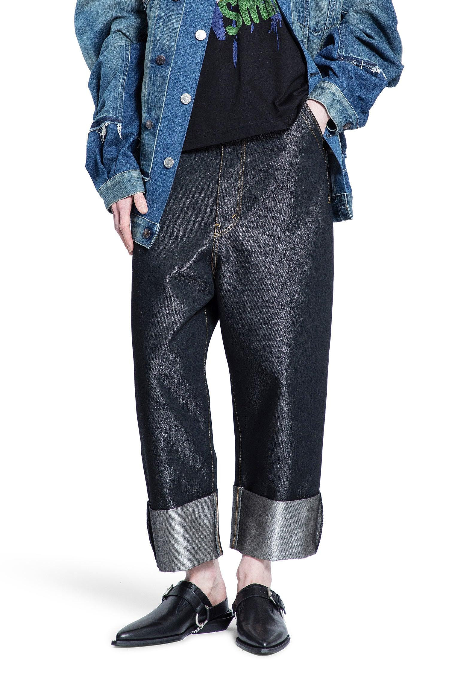 Cotton-Cupro-Polyester-Turn-Up-Jeans - 5