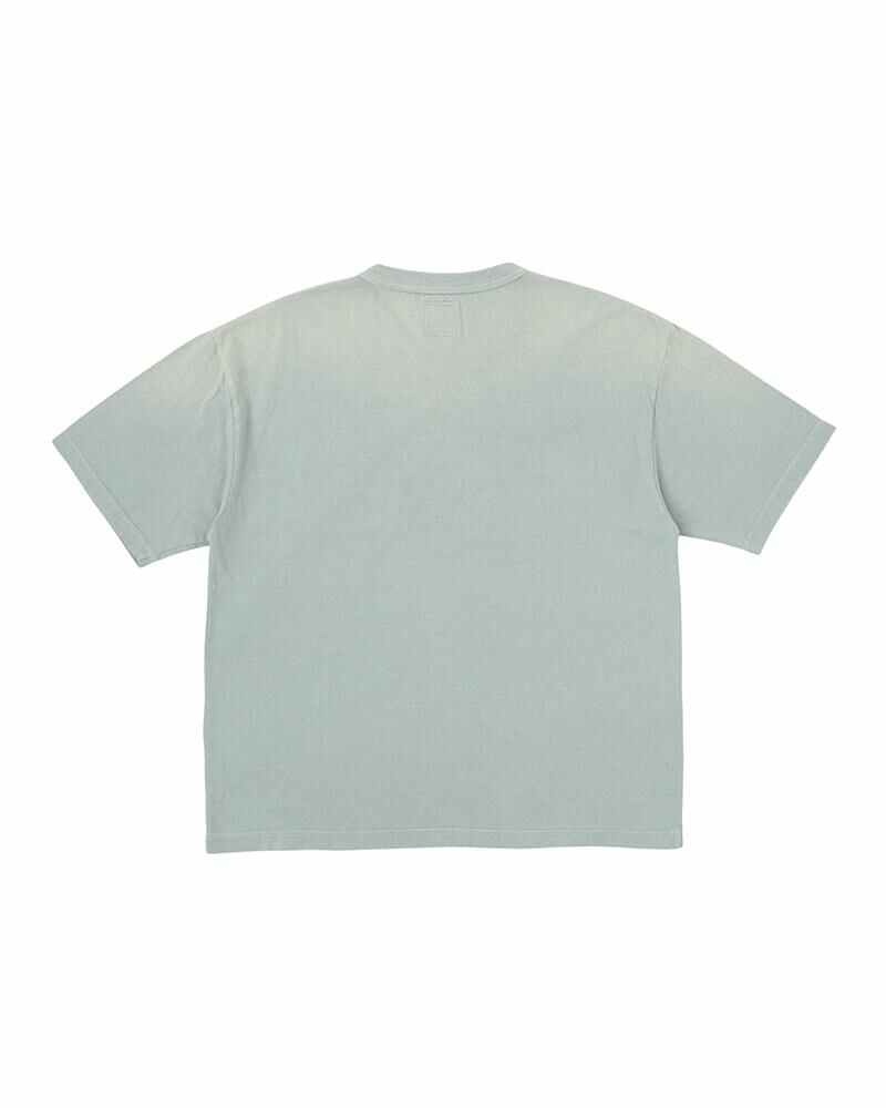 AMPLUS TEE S/S DMGD GREEN - 2