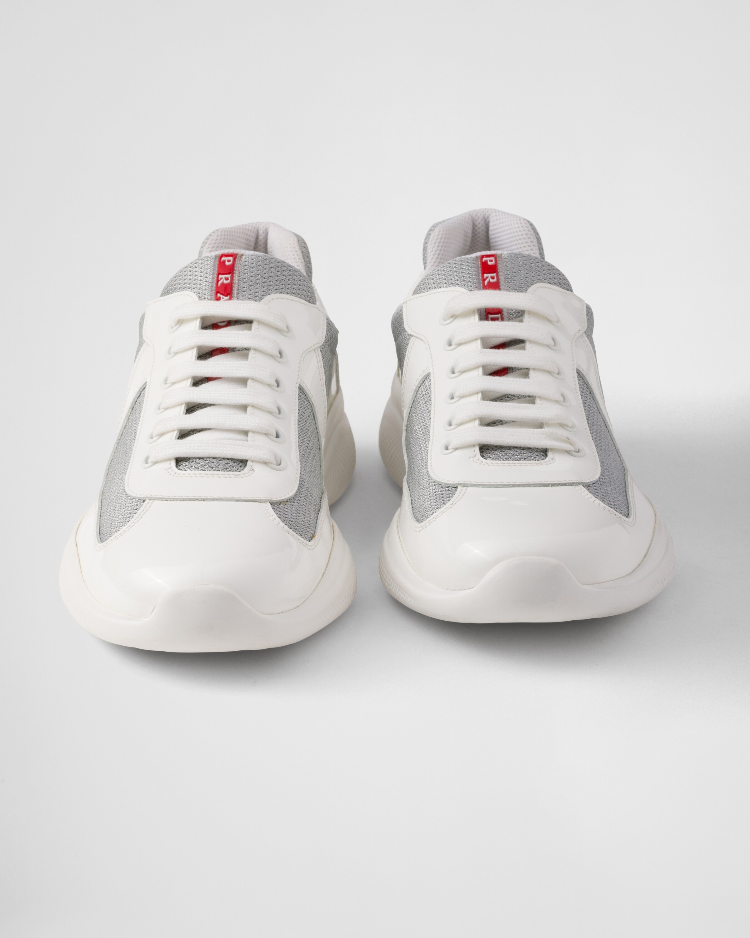 PRADA◆リネアロッサ America’s Cup パテントレザー スニーカー PRADA◇リネアロッサ America's Cup パテントレザー スニーカー