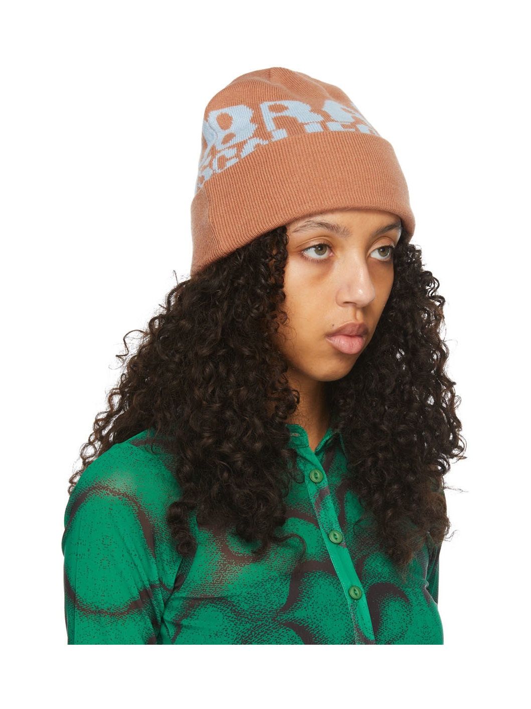 Orange Californian Design Beanie - 2