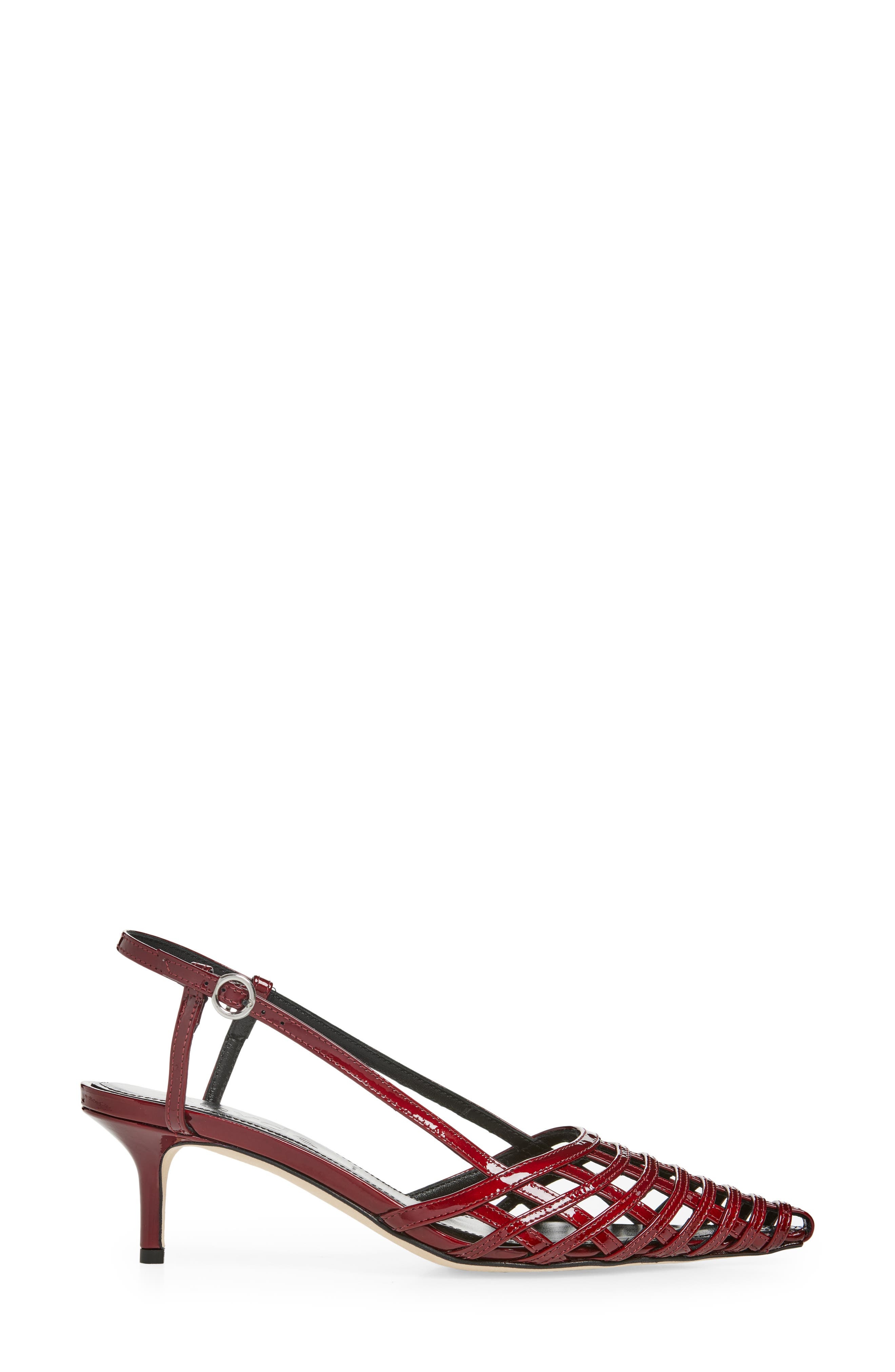 aeyde Helit Pump in Red Metallic at Nordstrom - 3