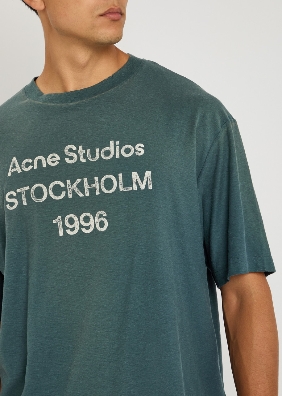 Acne Studios Logo Cotton-blend T-shirt - 5