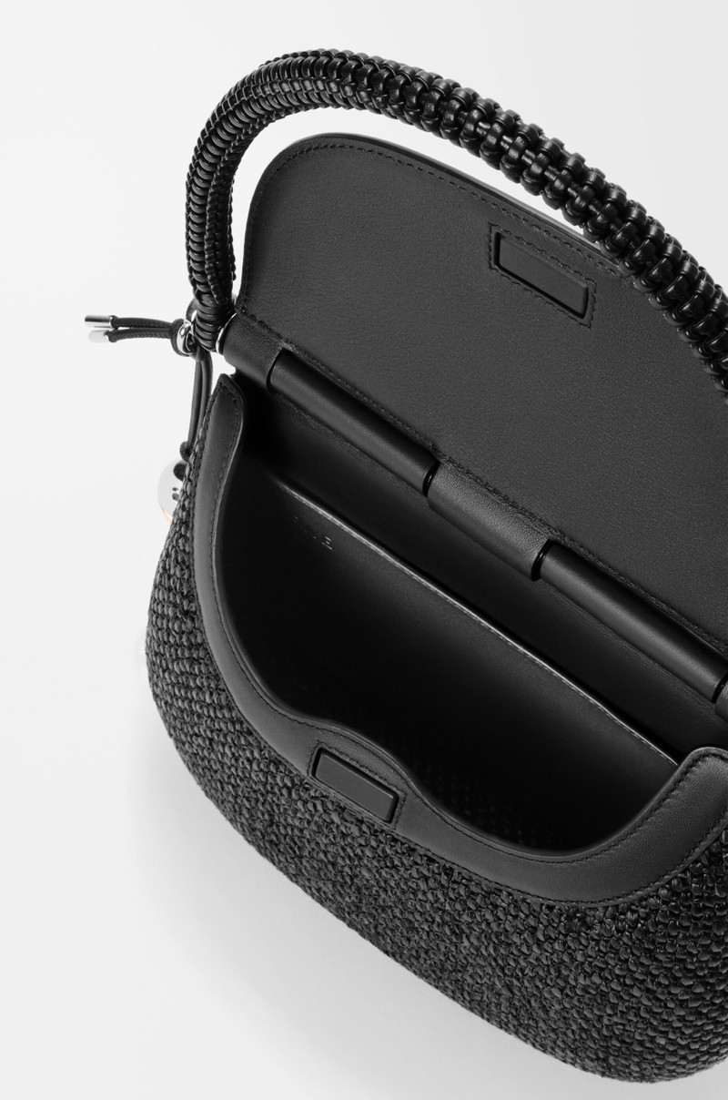 Medium Pescador bag in raffia and calfskin 7