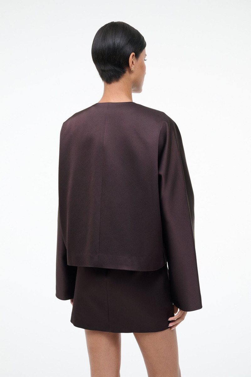 STAUD LIZ CROPPED JACKET EARTH 4