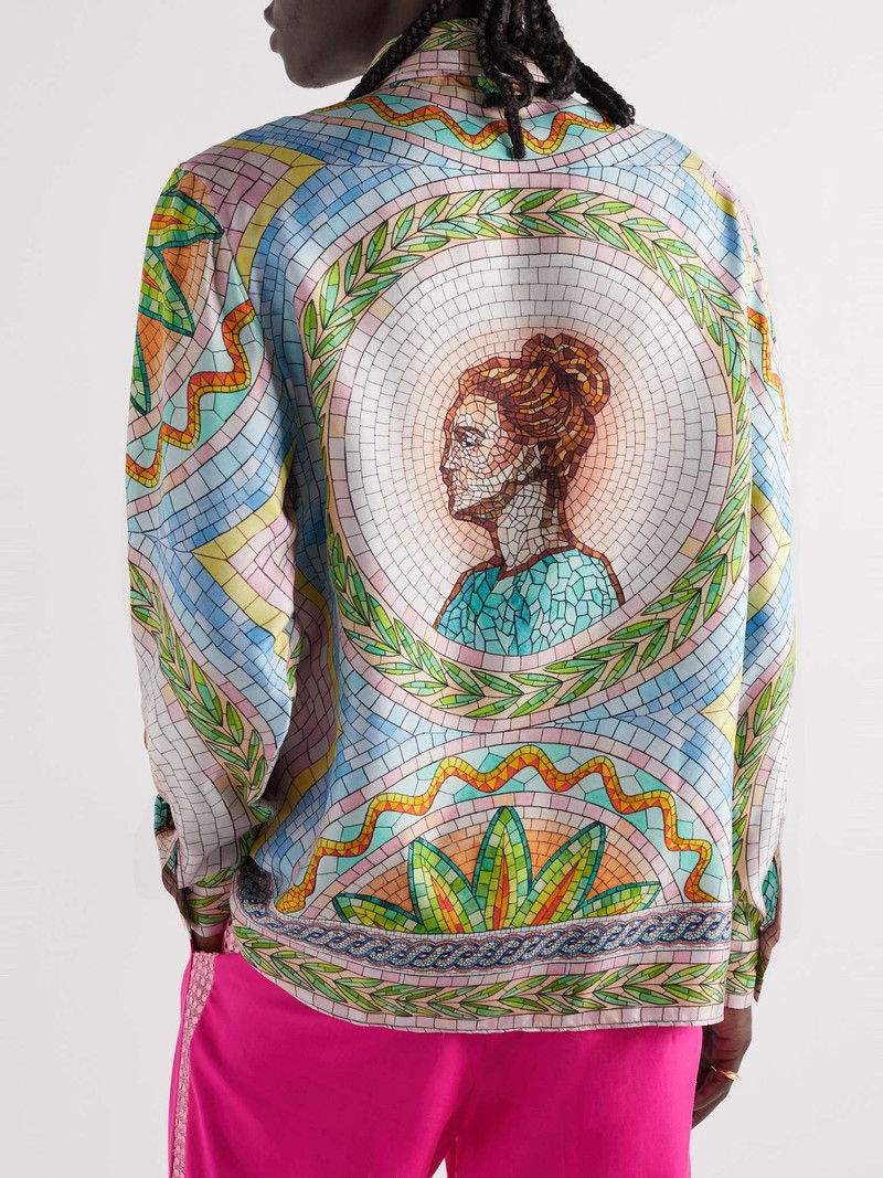 Printed Silk-Twill Shirt 4