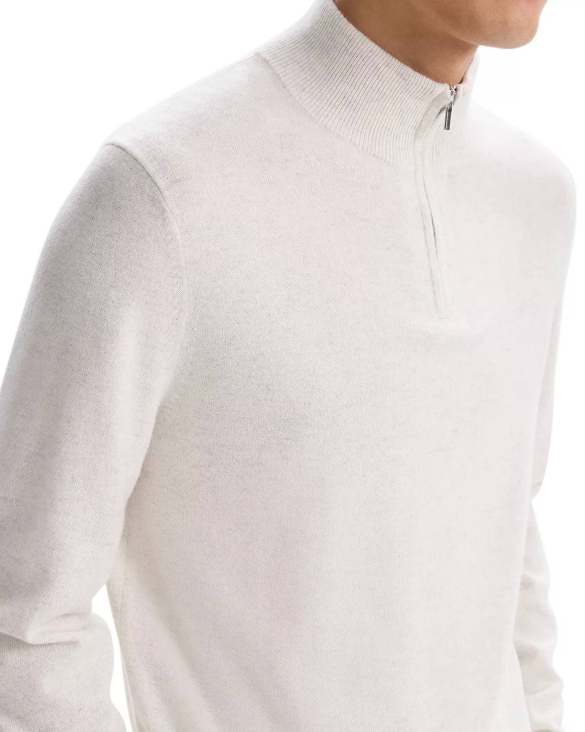 Hilles Quarter Zip Cashmere Sweater - 3