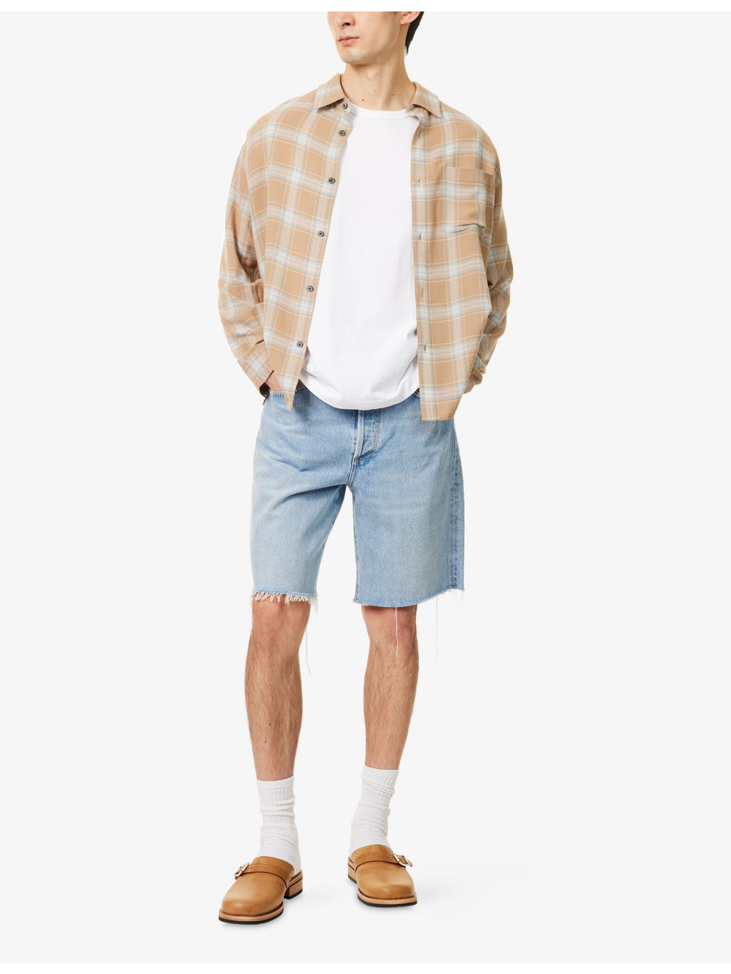 Anson Mid-Rise Denim Shorts - 2