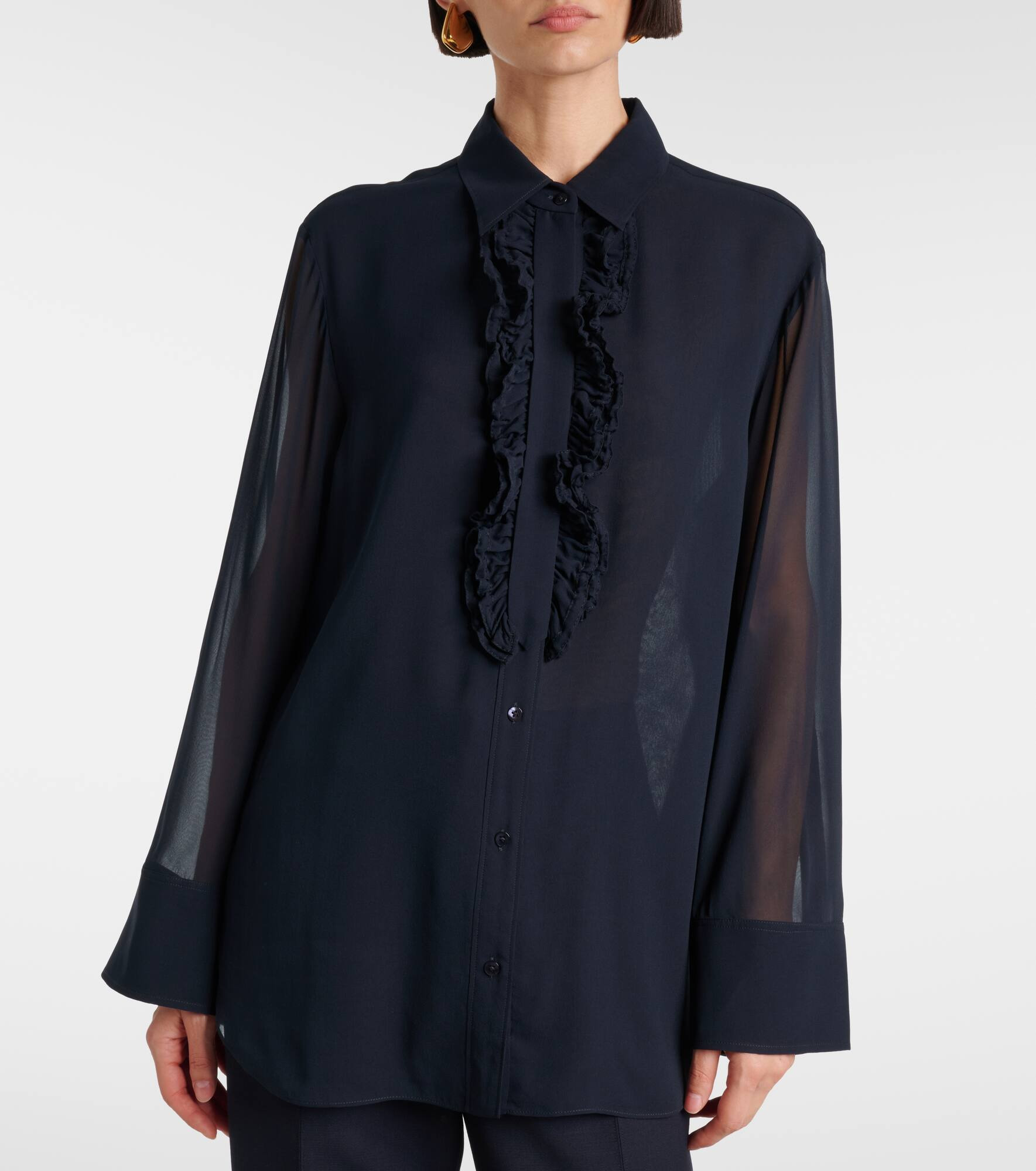 Sheer Dreams silk chiffon blouse - 6