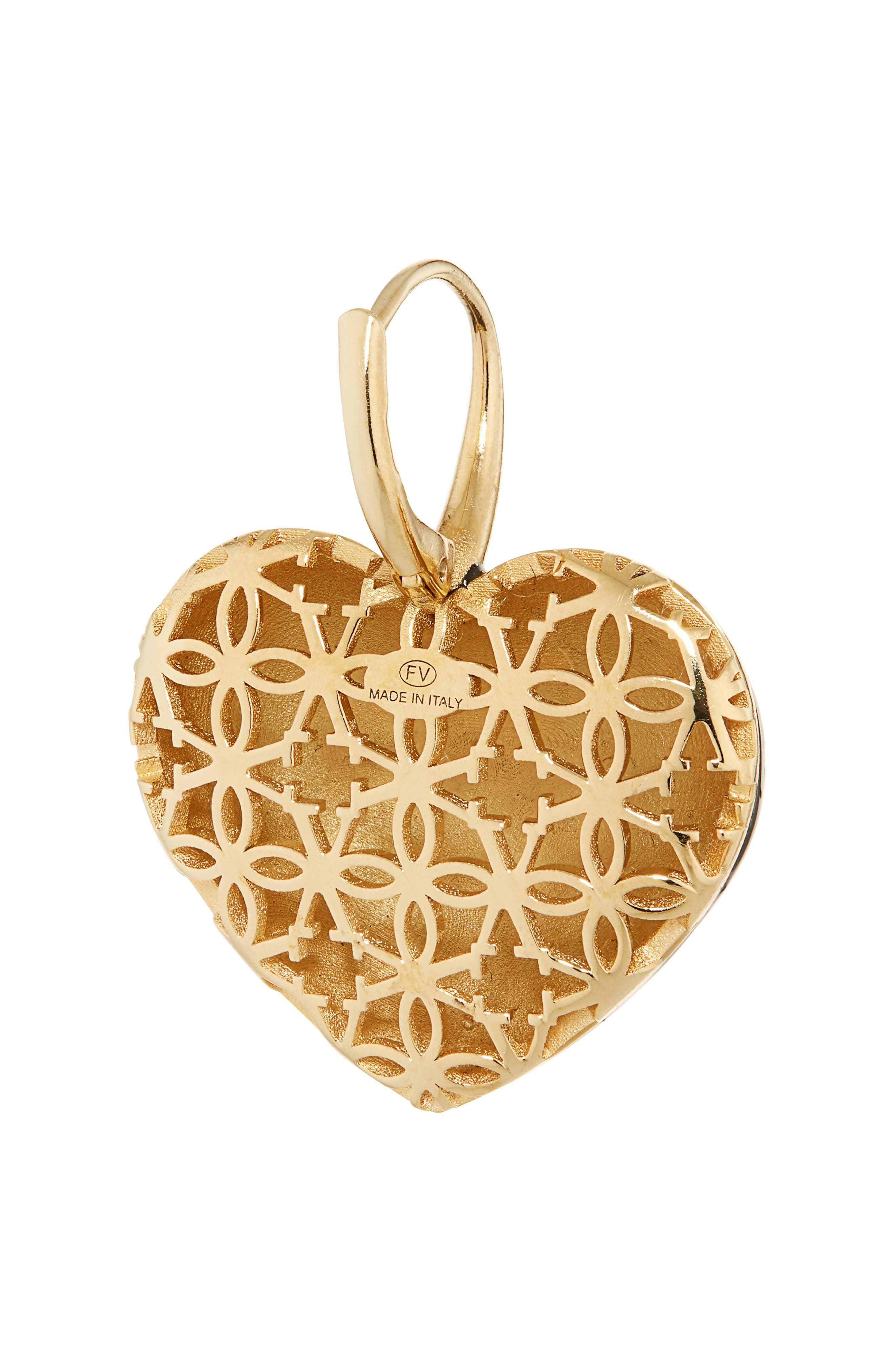 Valentino Garavani Coeur Royal Drop Earrings in Oro/Nero at Nordstrom - 2