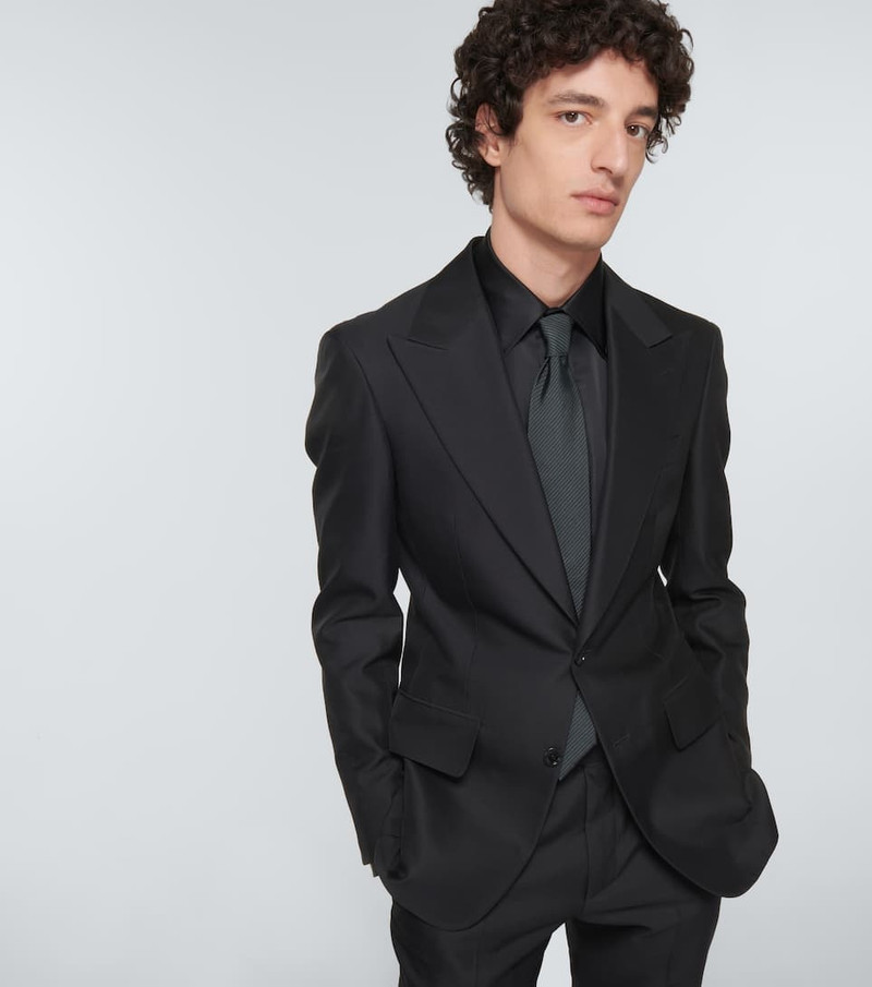Cotton, wool and silk suit 7