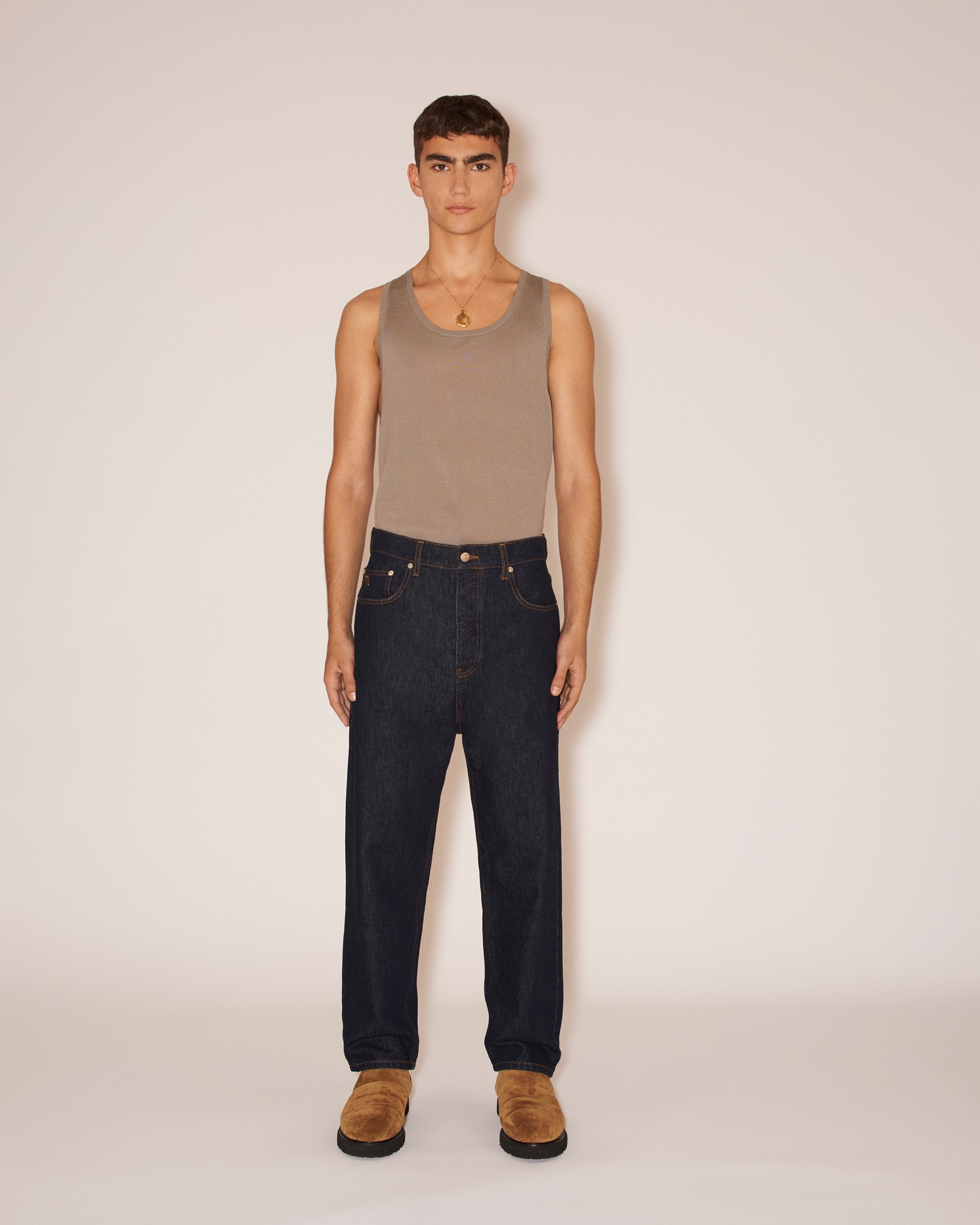 ASHER - Merino wool vest - Gray - 1
