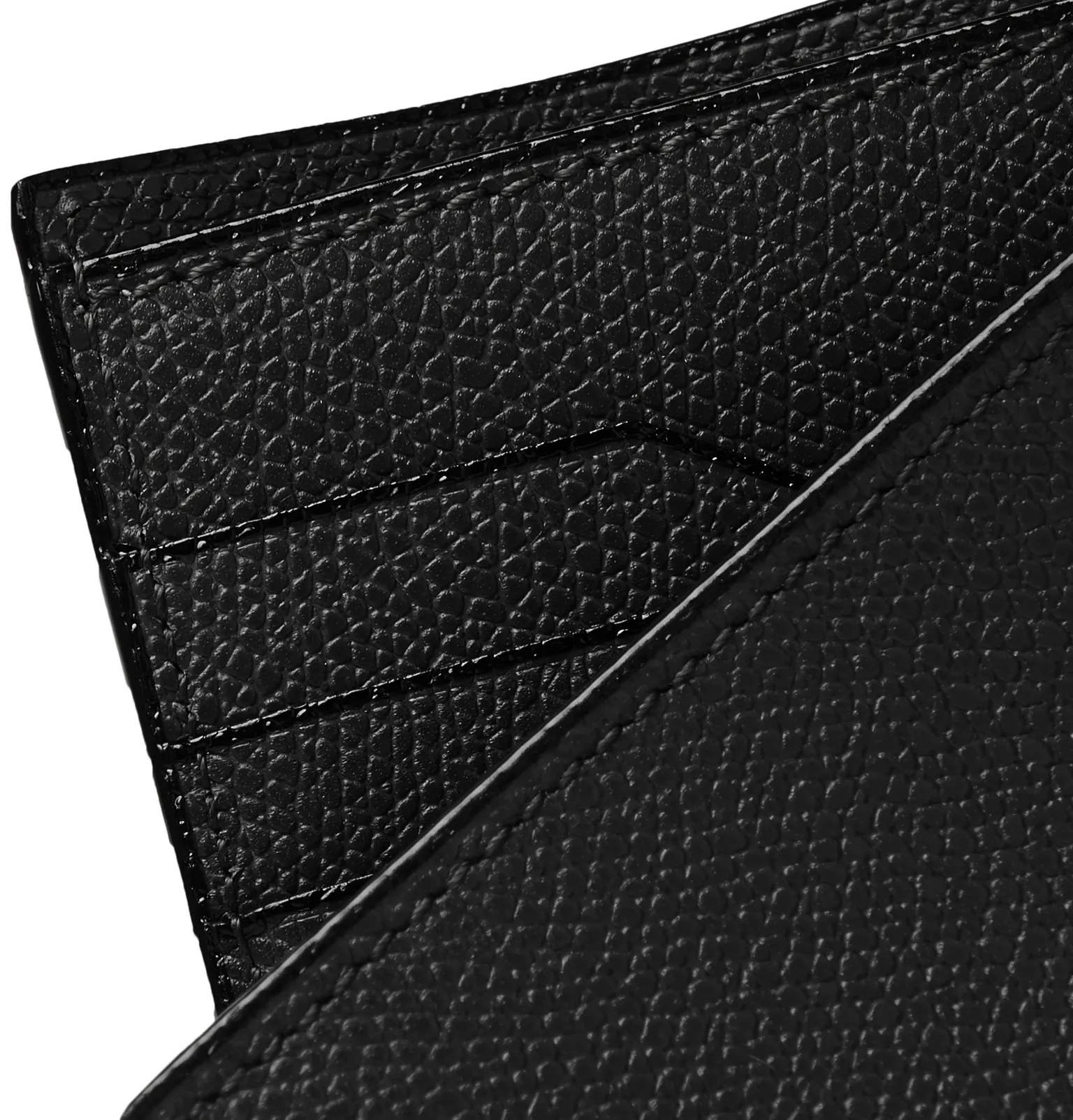 Pebble-Grain Leather Billfold Wallet - 4