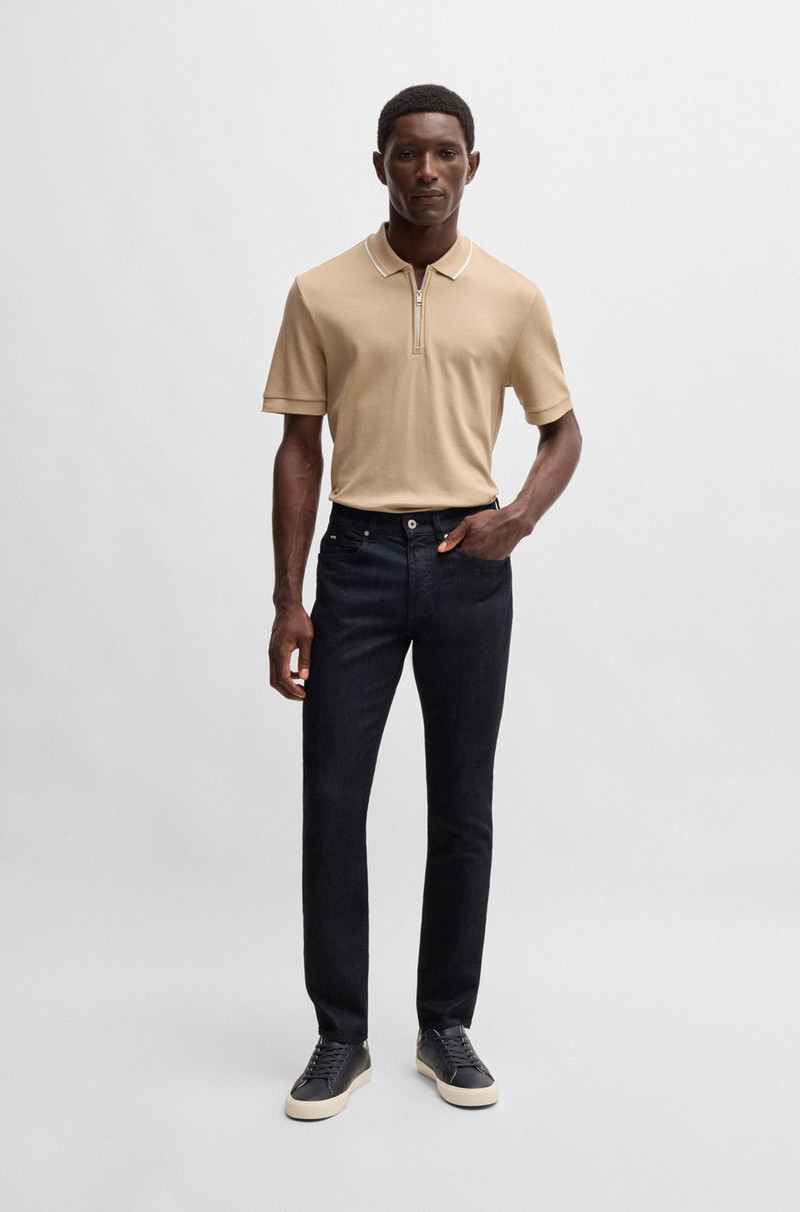 BOSS DELAWARE SLIM-FIT JEANS IN INDIGO STRETCH DENIM outlook
