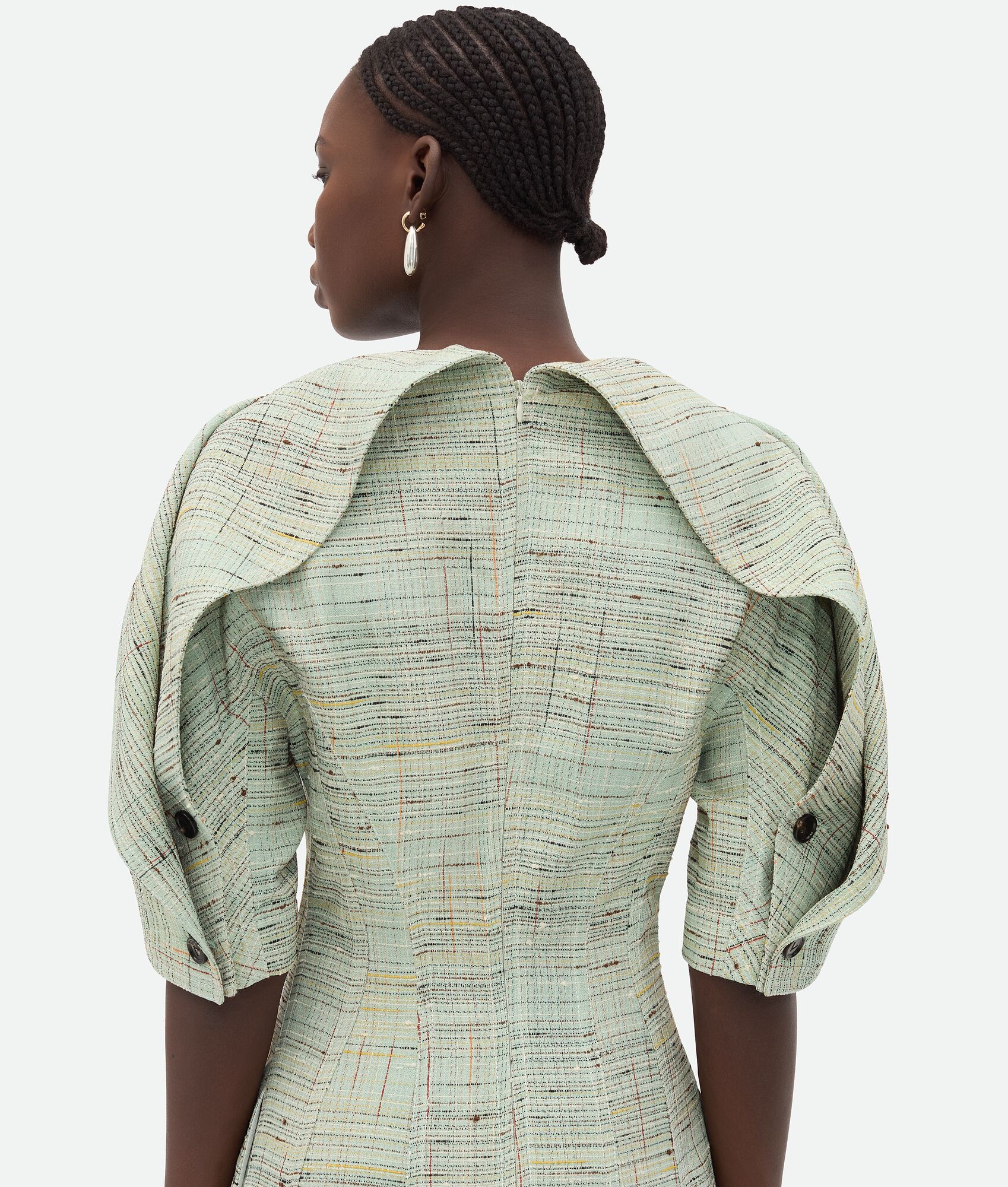 Knotted Viscose Dress - 4