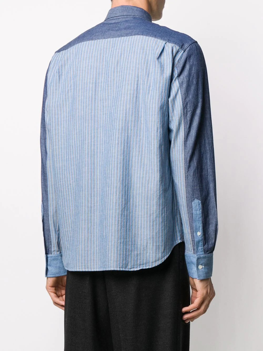 chest-pocket panelled shirt - 4