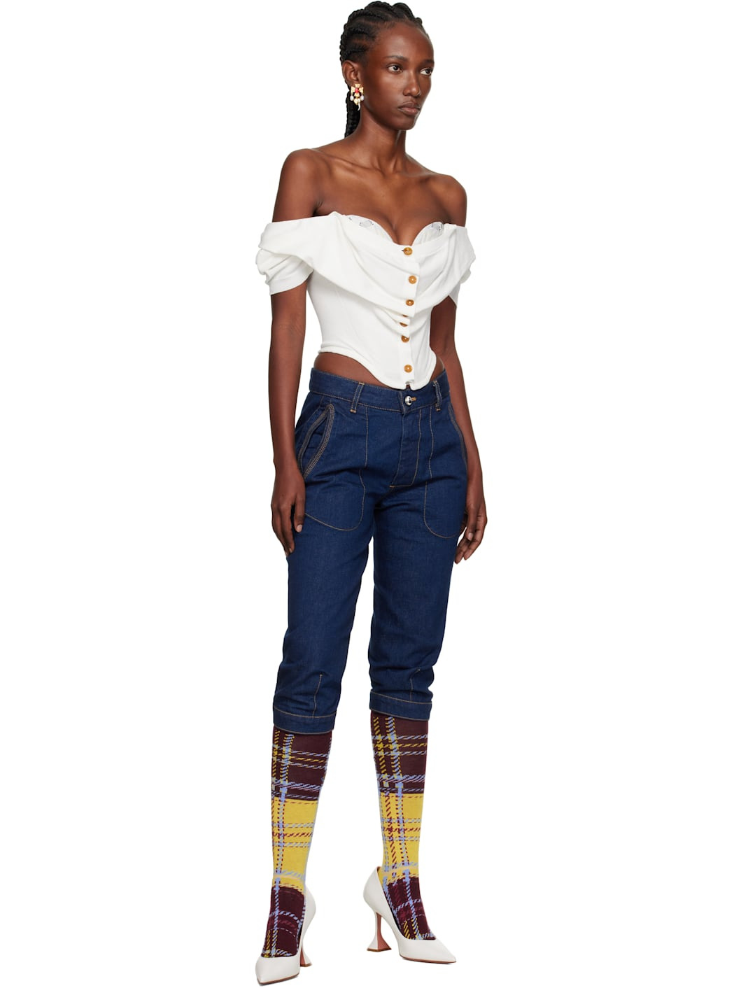 Blue Casa Breeches Jeans - 5