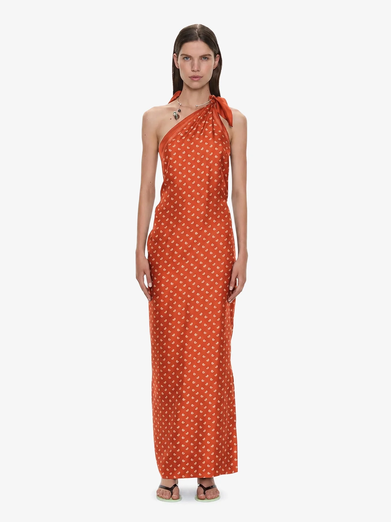 Bandana Scarf Tie Dress - 1