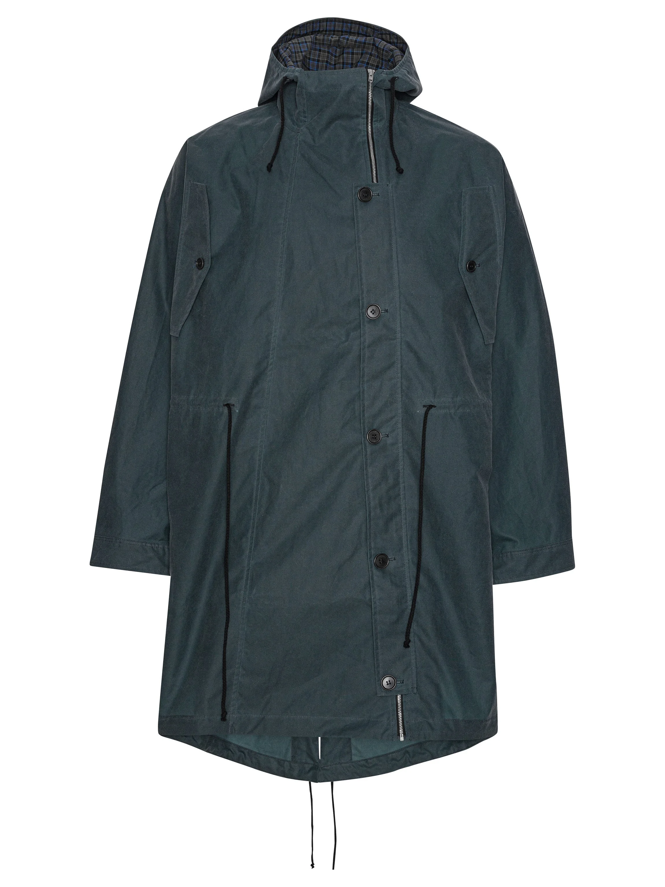 WING PARKA - DARK PETROL WAX - 1