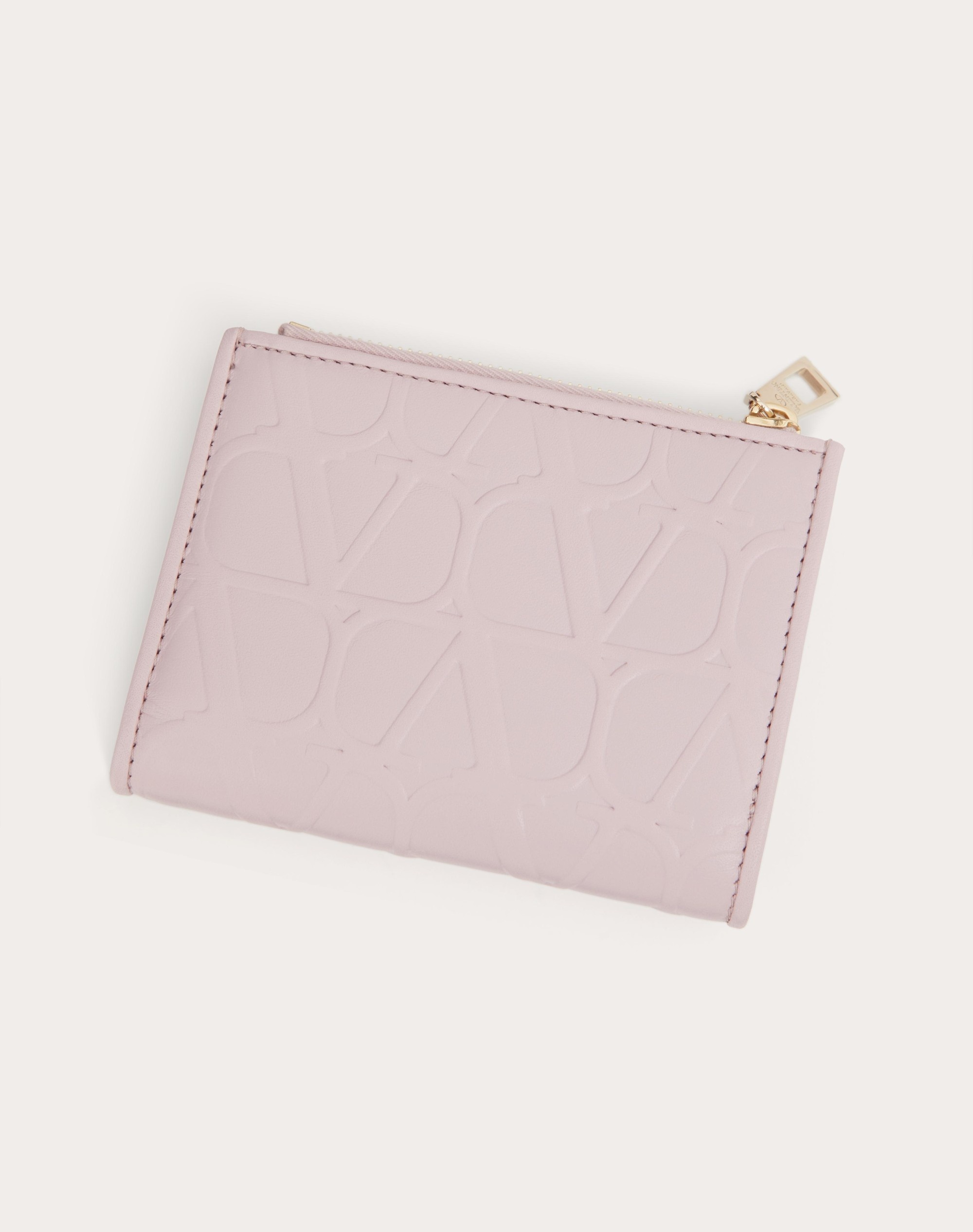 VALENTINO GARAVANI LEATHER TOILE ICONOGRAPHE WALLET IN CALFSKIN - 3
