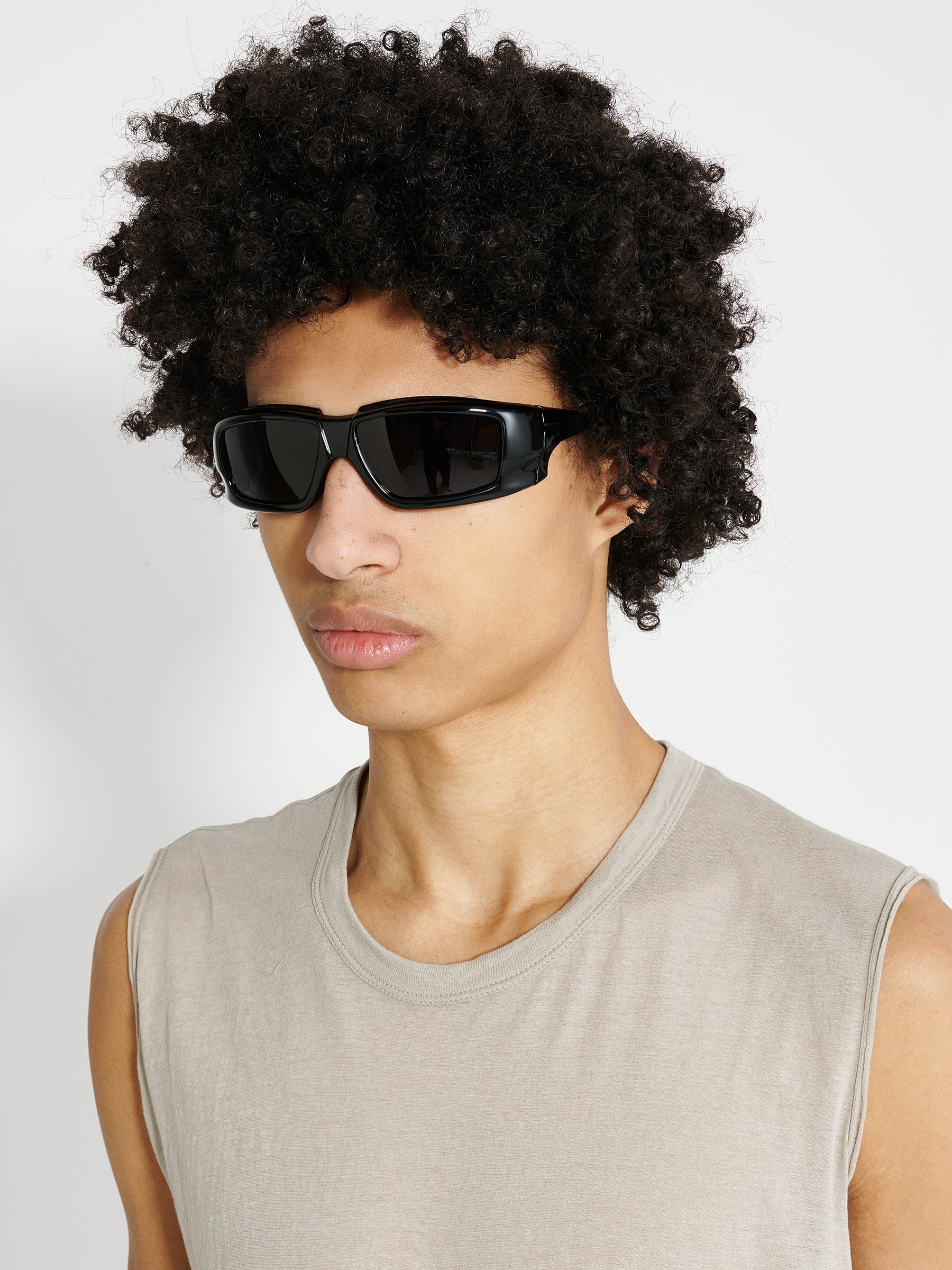 RICK OWENS SUNGLASSES BLACK / BLACK - 4