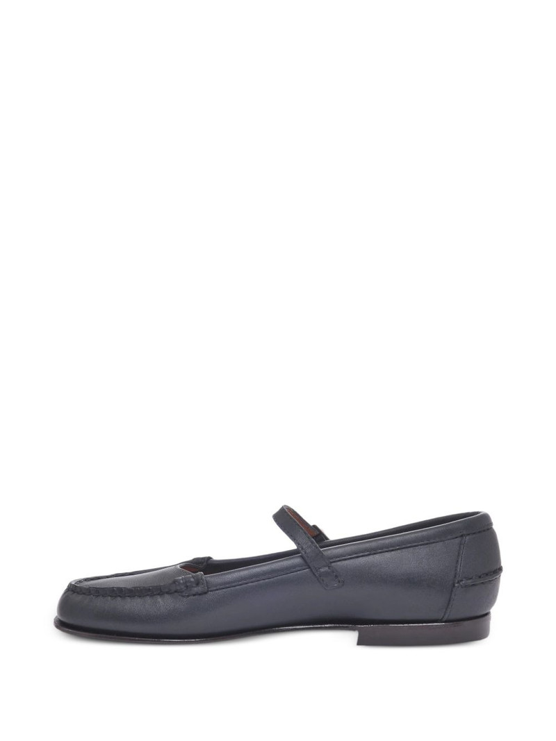 SEBAGO buckle-strap whipstitch ballet flats outlook