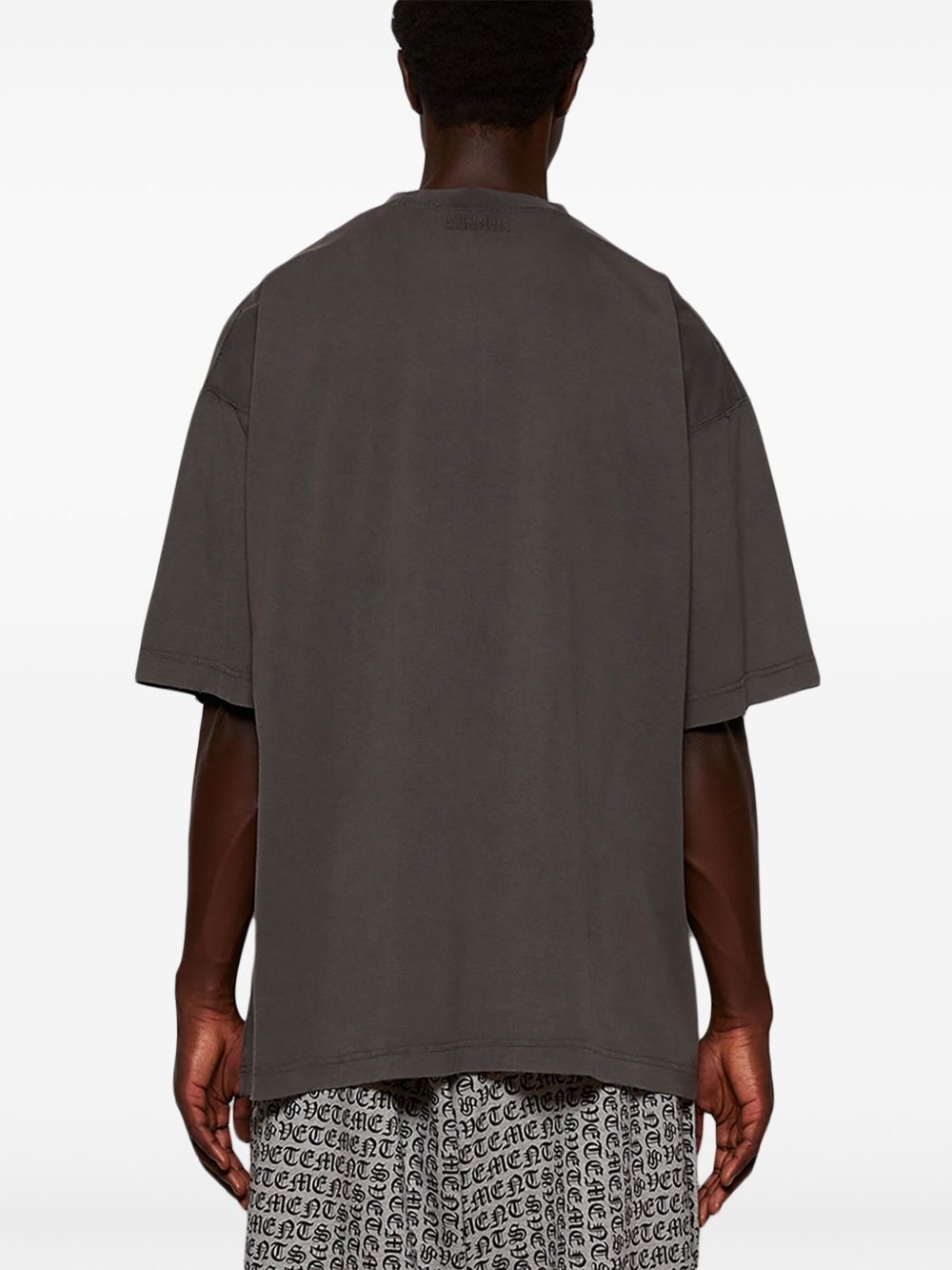 slogan-print T-shirt - 4
