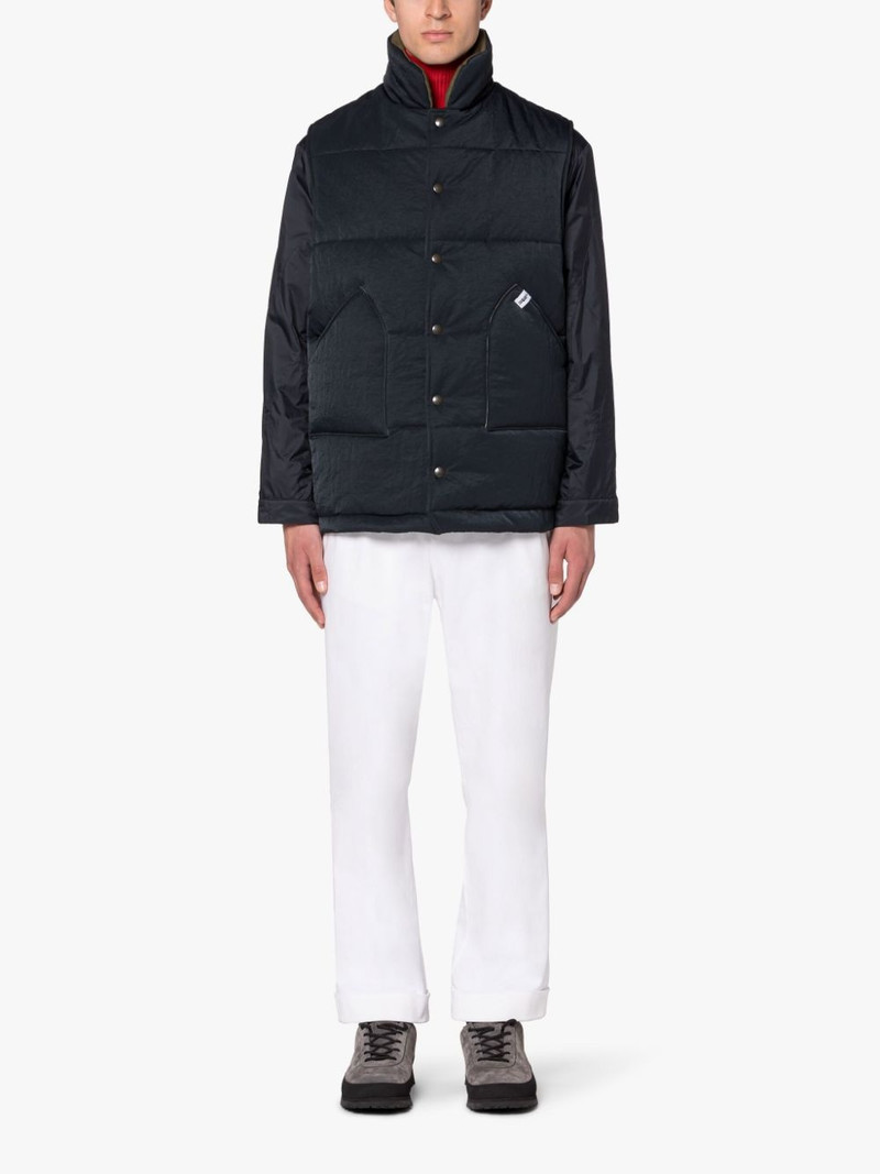 Mackintosh OSAKA NAVY NYLON GILET outlook