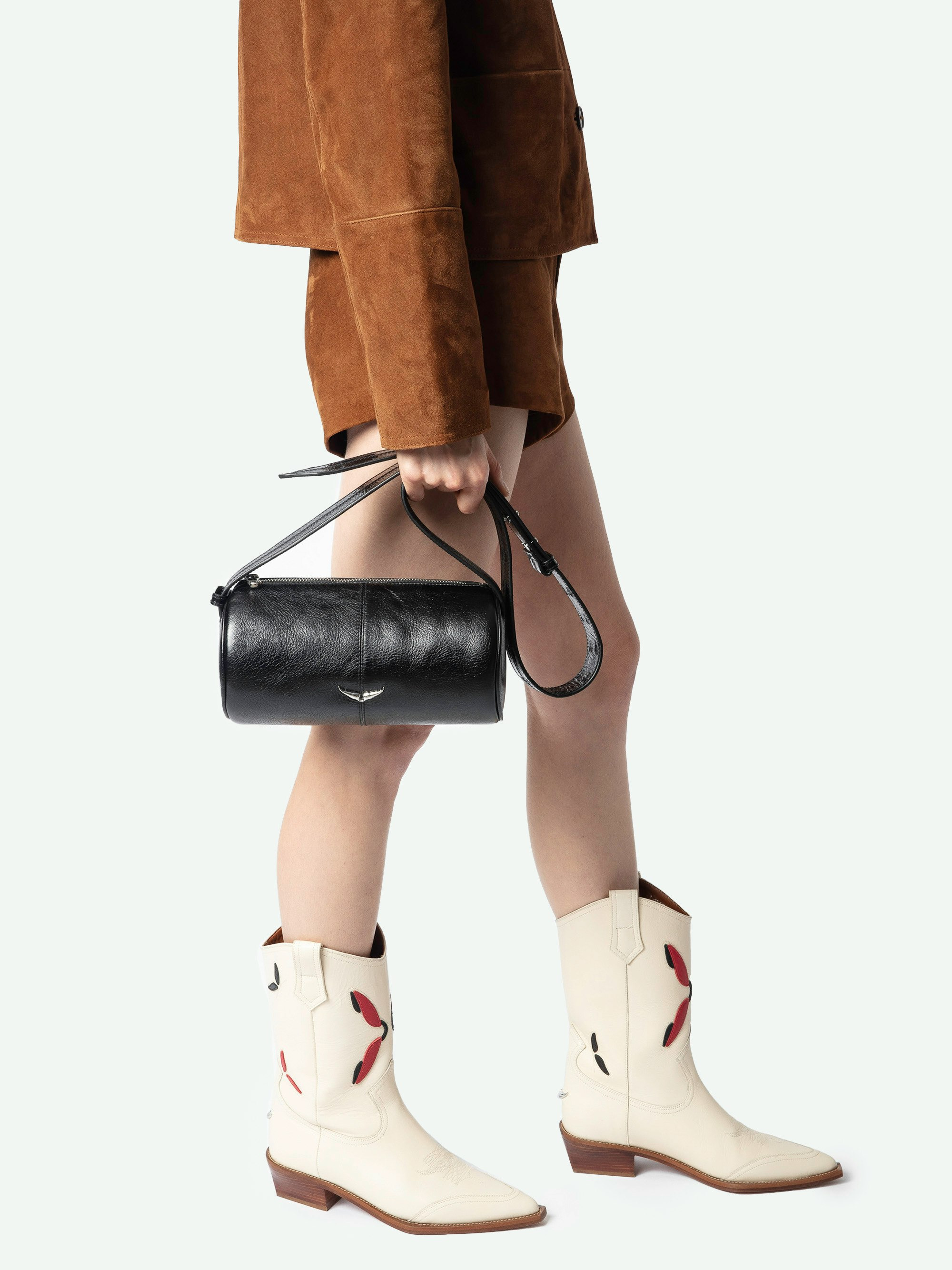 Le Doudou Black Barrel Bag - 6