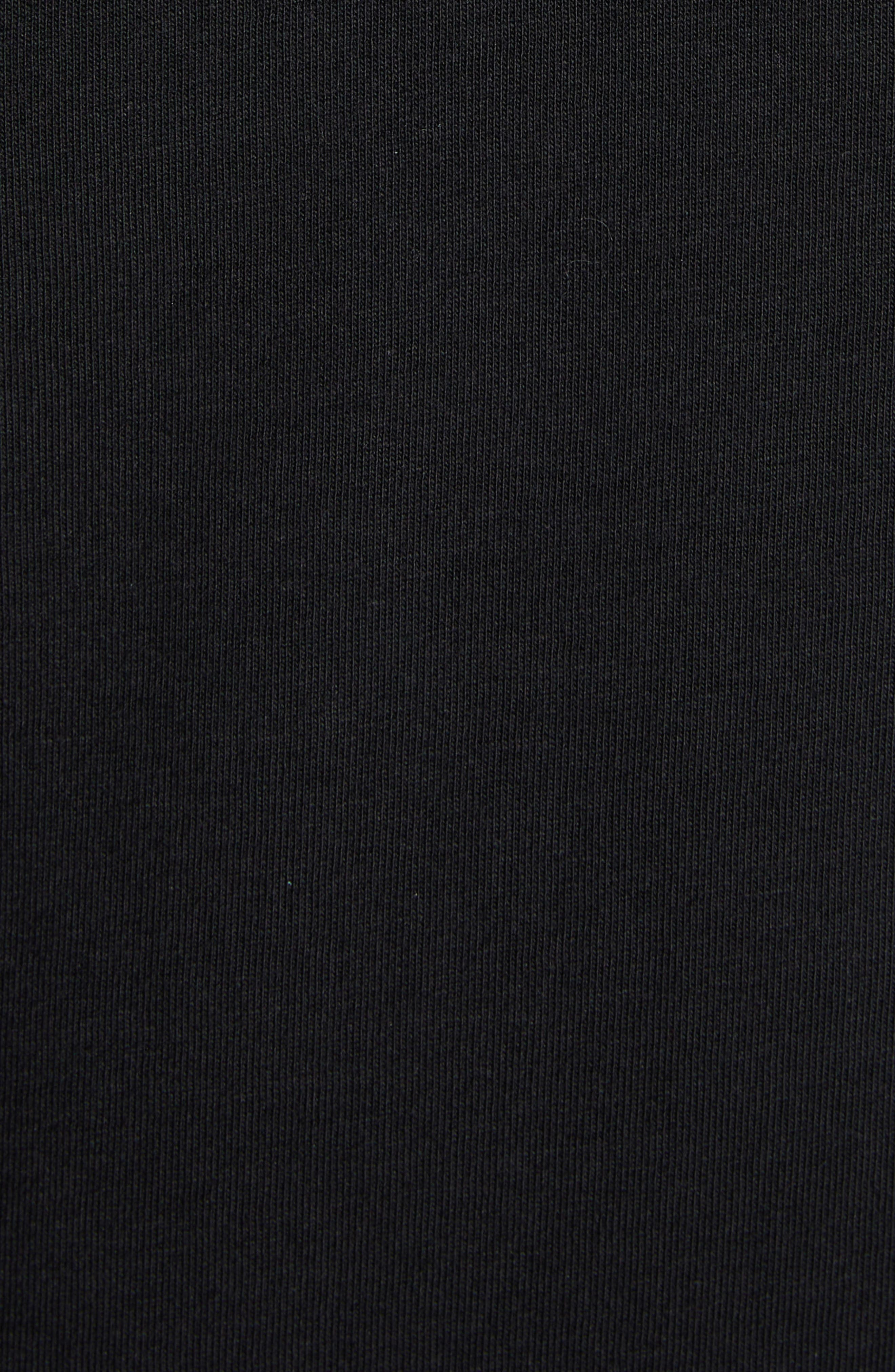 Moncler Crystal Embellished Logo Cotton T-Shirt in Black at Nordstrom - 5